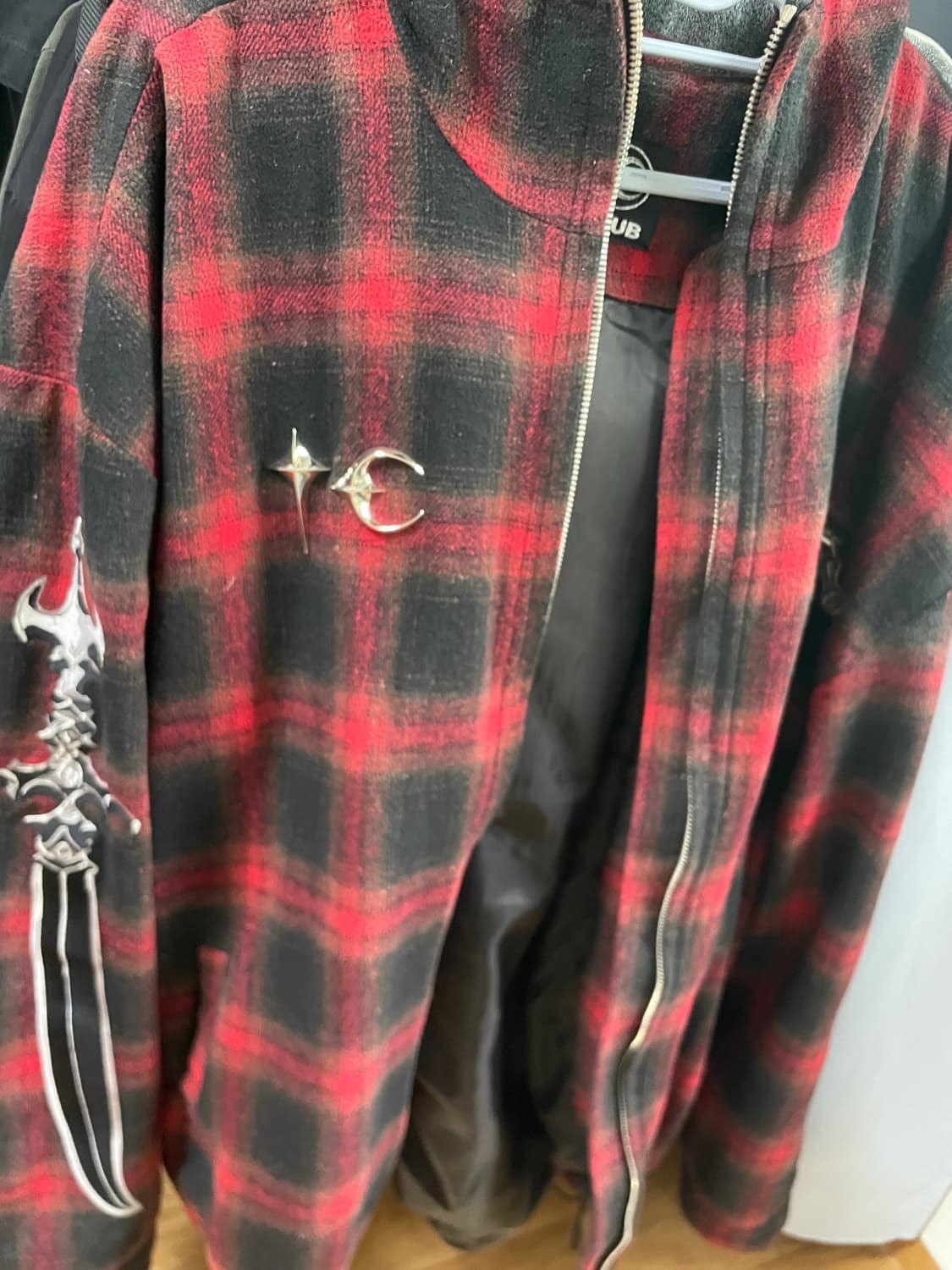 떠그 클럽 아랍 소드 플랜넬 집업 4사이즈 상품이미지3