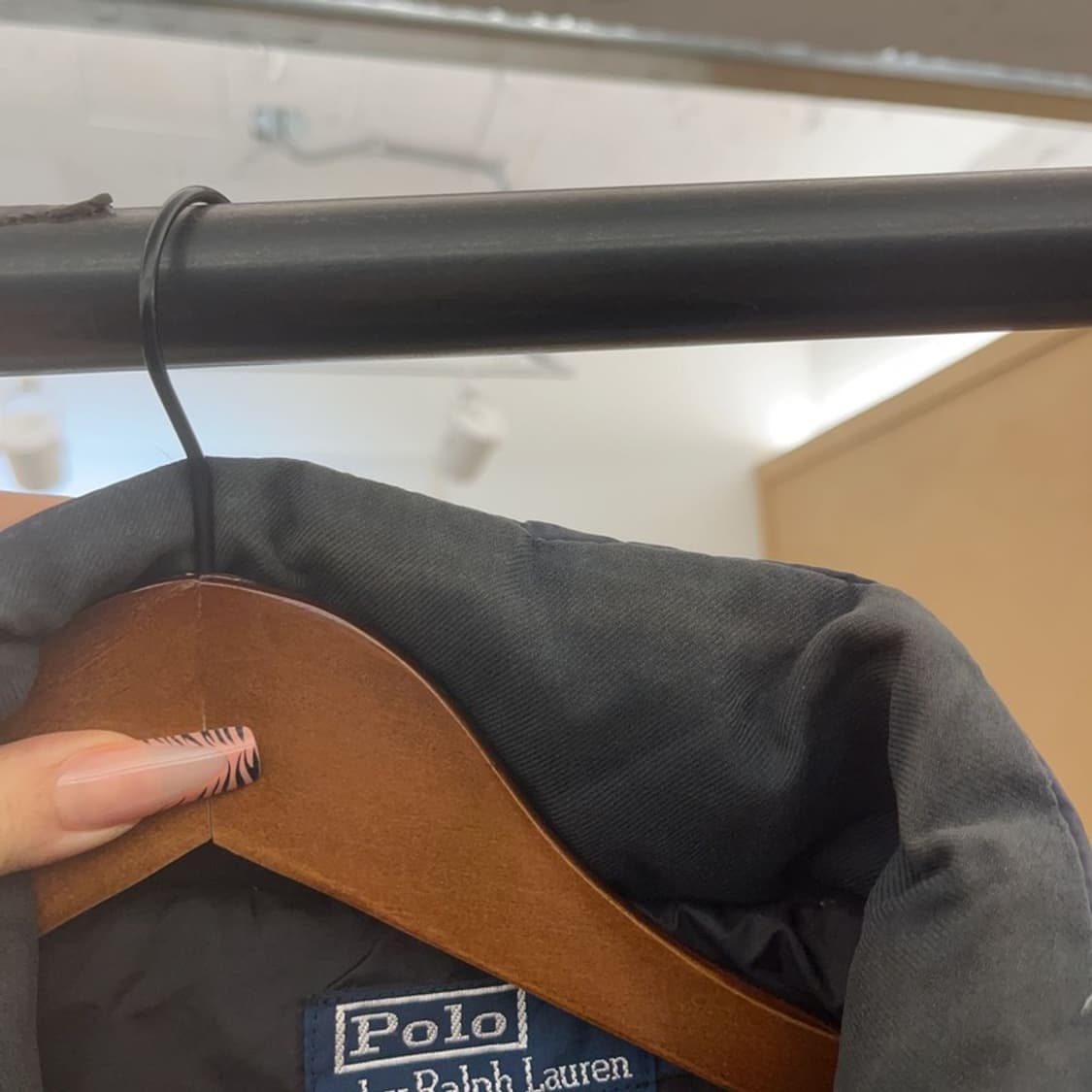 폴로 랄프로렌 모던시크 캐주얼 베이지포니 패딩 조끼 XL C08300 상품이미지6