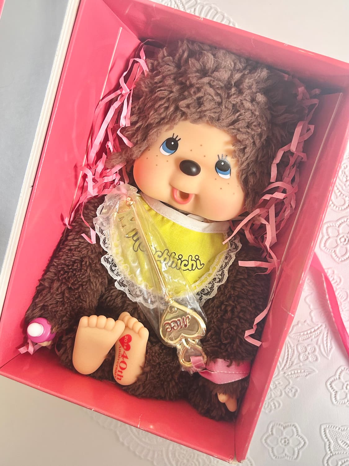 [고전,레어] 40주년 한정판 몬치치 인형 박스 상품이미지3