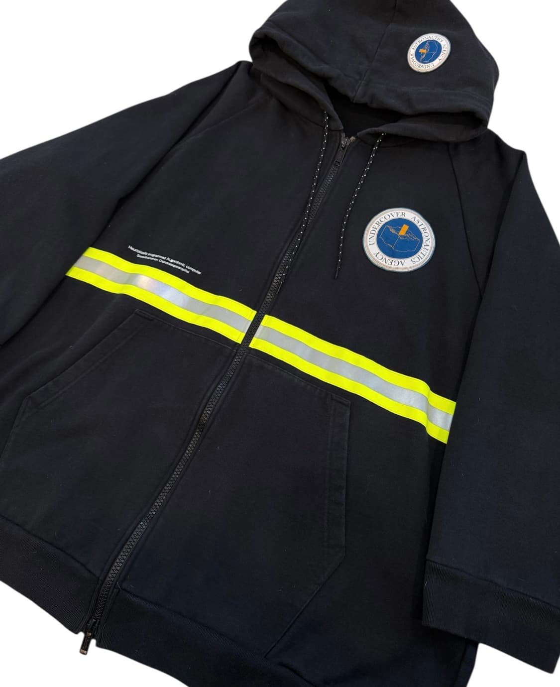 언더커버 18AW 블랙 아스트로넛츠 에이전시 후드집업 상품이미지5