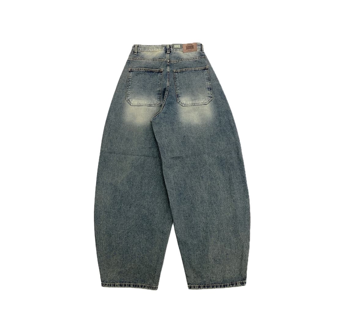 빈티지워싱 벌룬와이드팬츠 새상품 상품이미지2