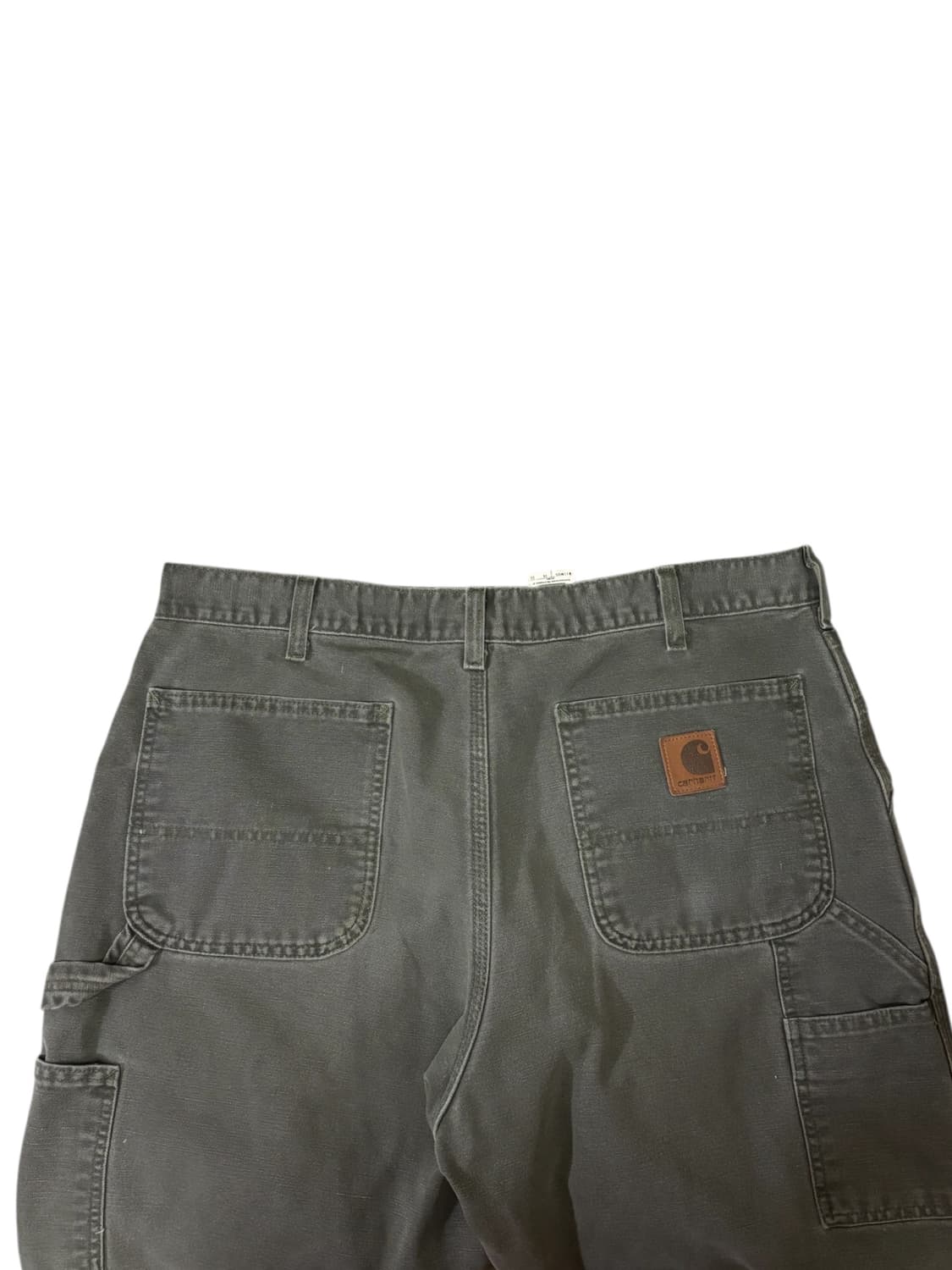 칼하트 b11 모스그린 싱글니 카펜터 워크 팬츠 상품이미지8