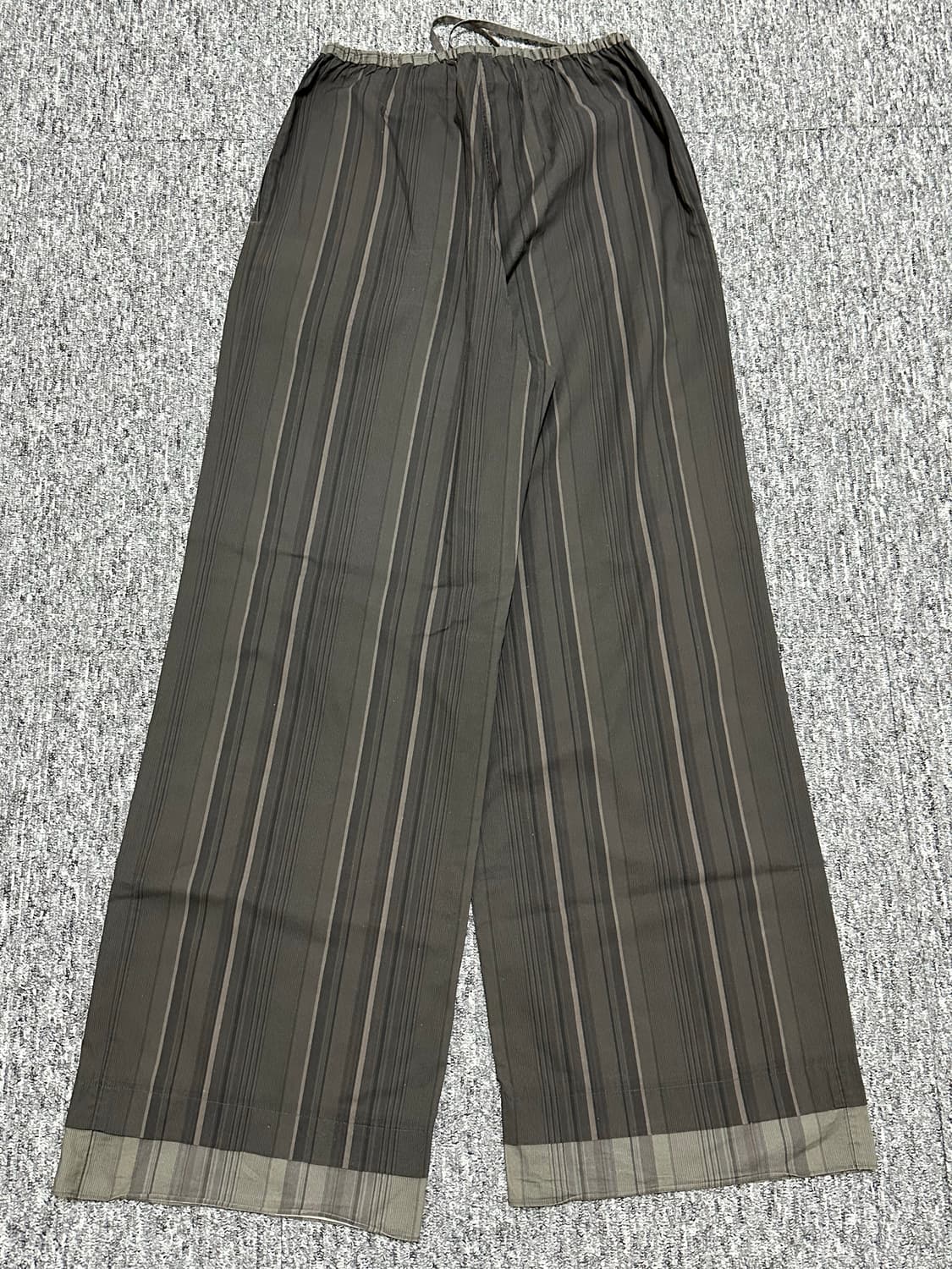 아모멘토우먼 스트라이프 파자마 팬츠 바지 상품이미지4