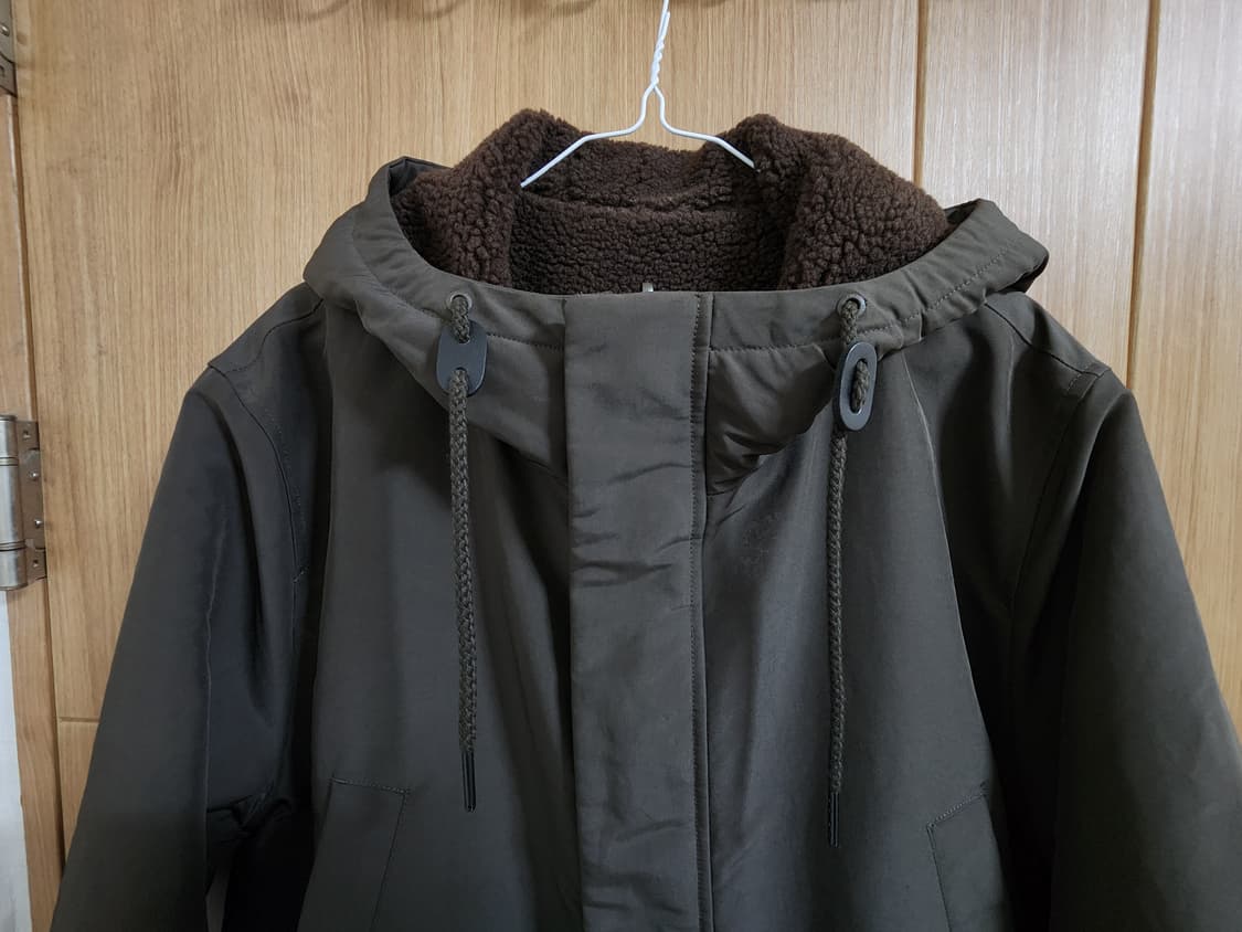 (M)빈폴맨 리버서블 뽀글이 후드 점퍼 상품이미지2