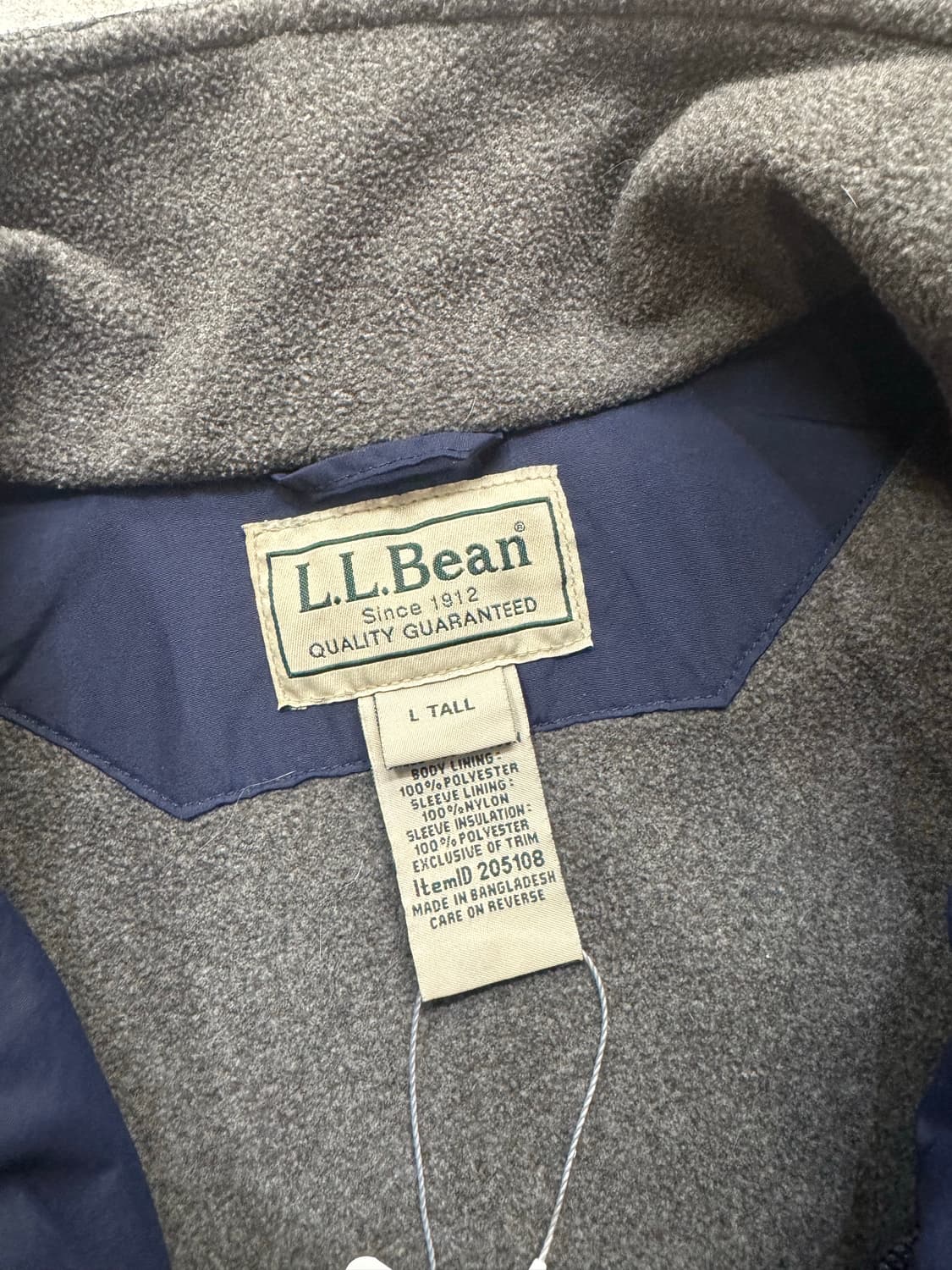 엘엘빈 플리스 라이닝 웜업자켓 상품이미지5