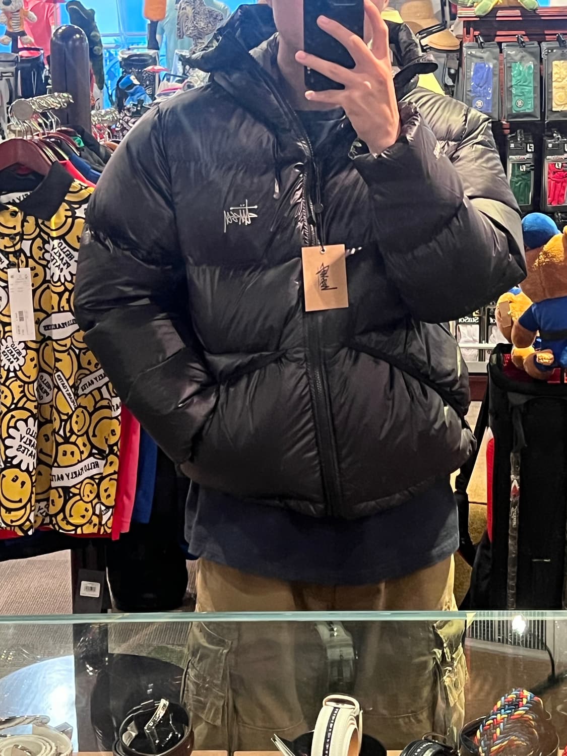 스투시 마이크로 립스탑 다운 파카 s 블랙 상품이미지5