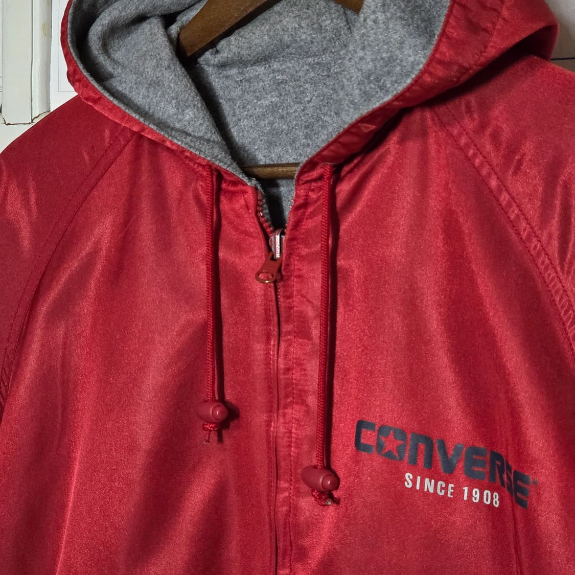 JPN 리버시블 컨버스 빅로고 바시티 자켓 상품이미지4