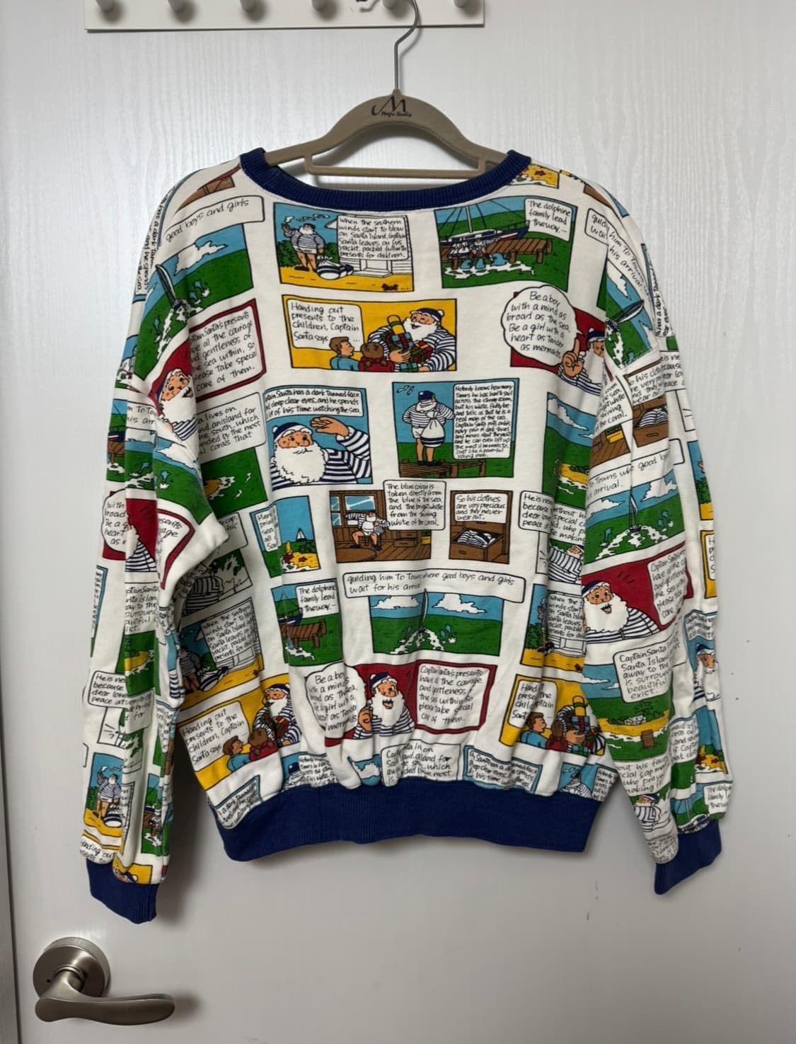 빈티지 산타 크리스마스 맨투맨 상품이미지2