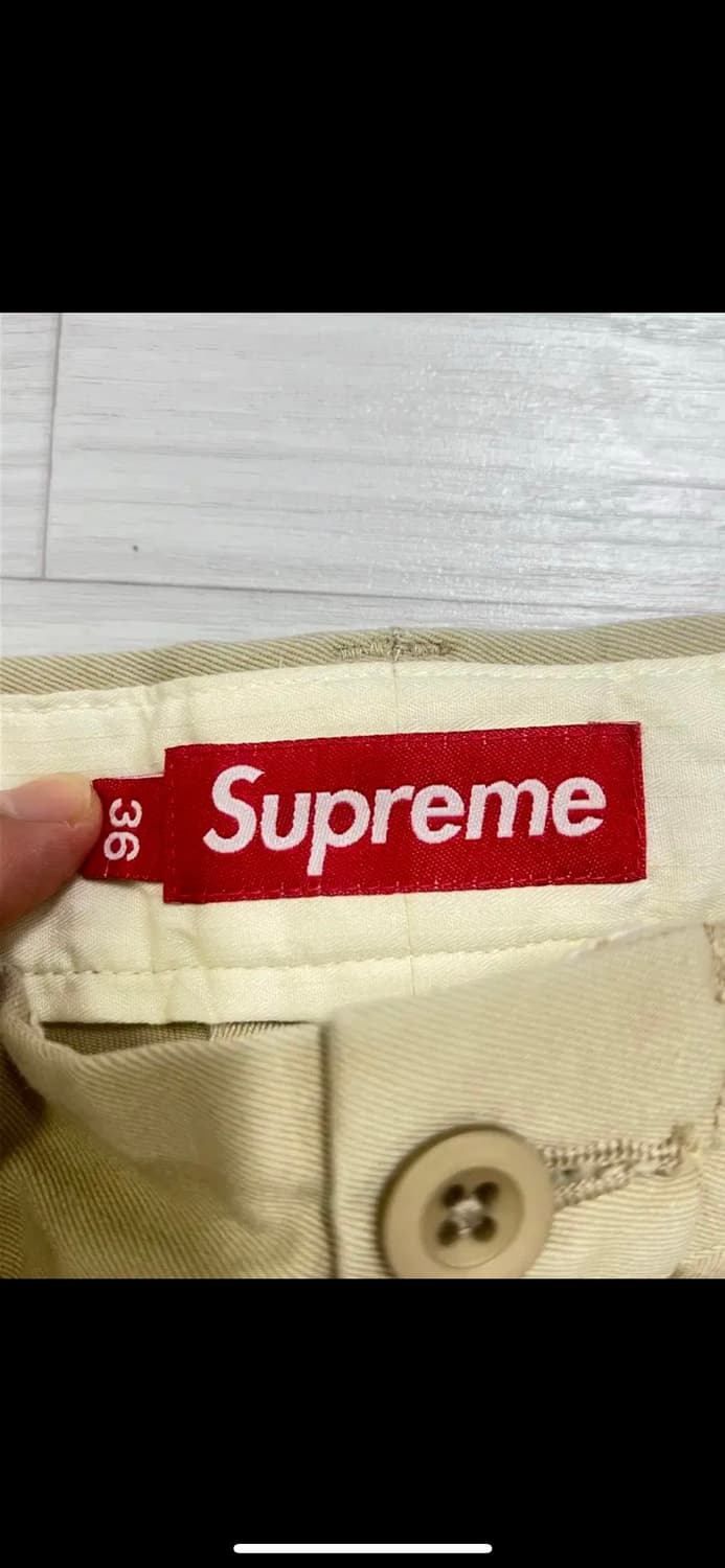 슈프림 25ss 치노팬츠 TAN 색상 36사이즈 상품이미지4