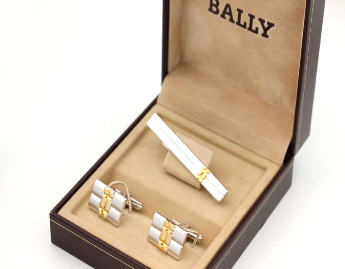 발리 A+등급 5cm 독일 남자 명품 넥타이핀 커프스 세트 상품이미지1