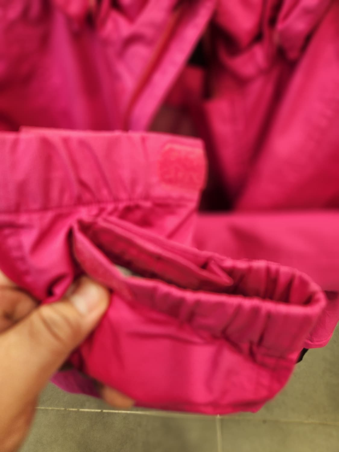 코오롱스포츠 여성 후드 바람막이 자켓 핑크 등산자켓 상태좋음 상품이미지6