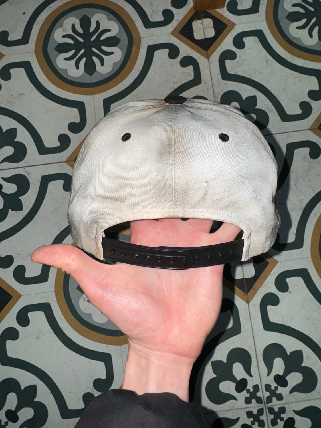 Distressed cap (hand made) 상품이미지2