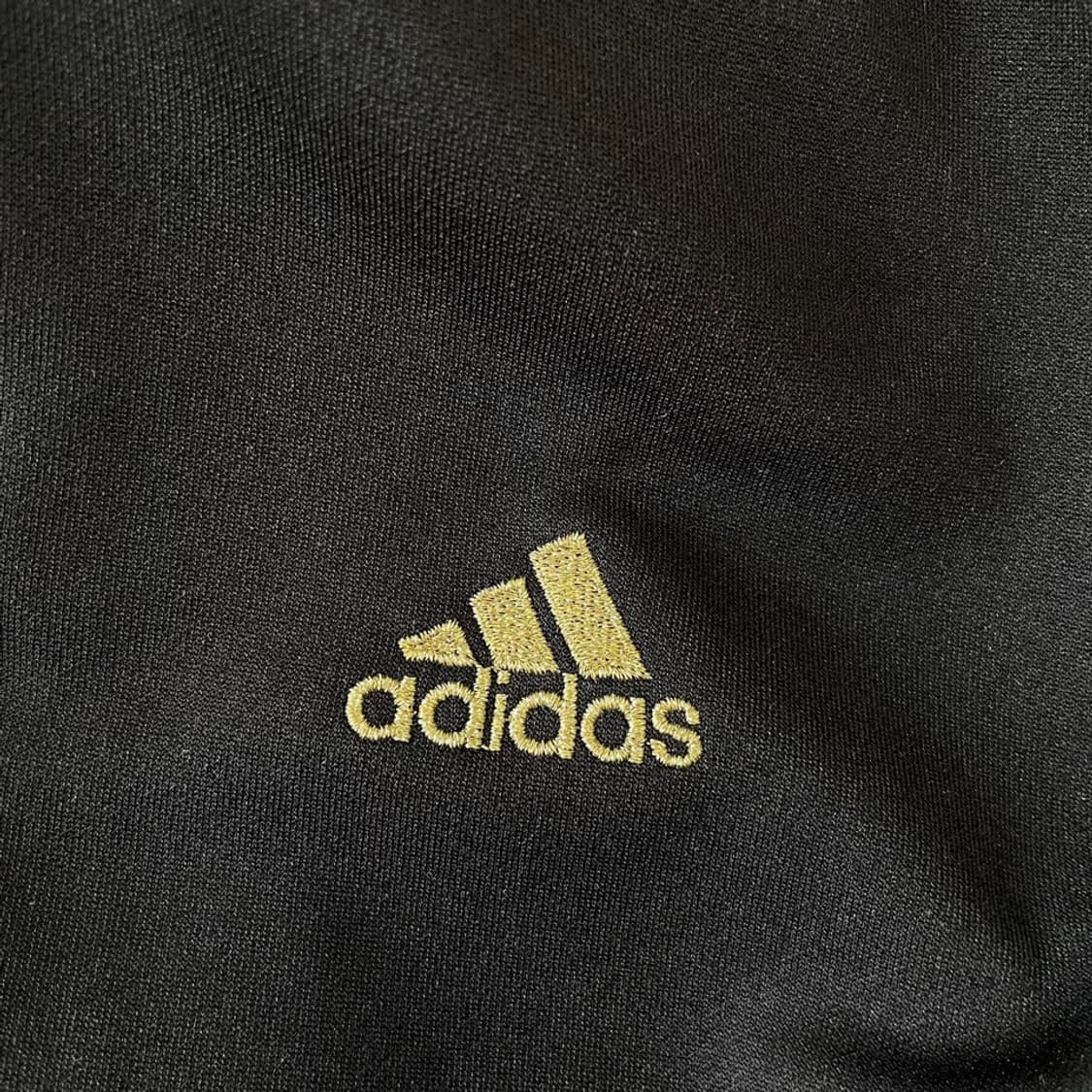 90 아디다스 블랙 검금 블랙골드 져지 상품이미지5