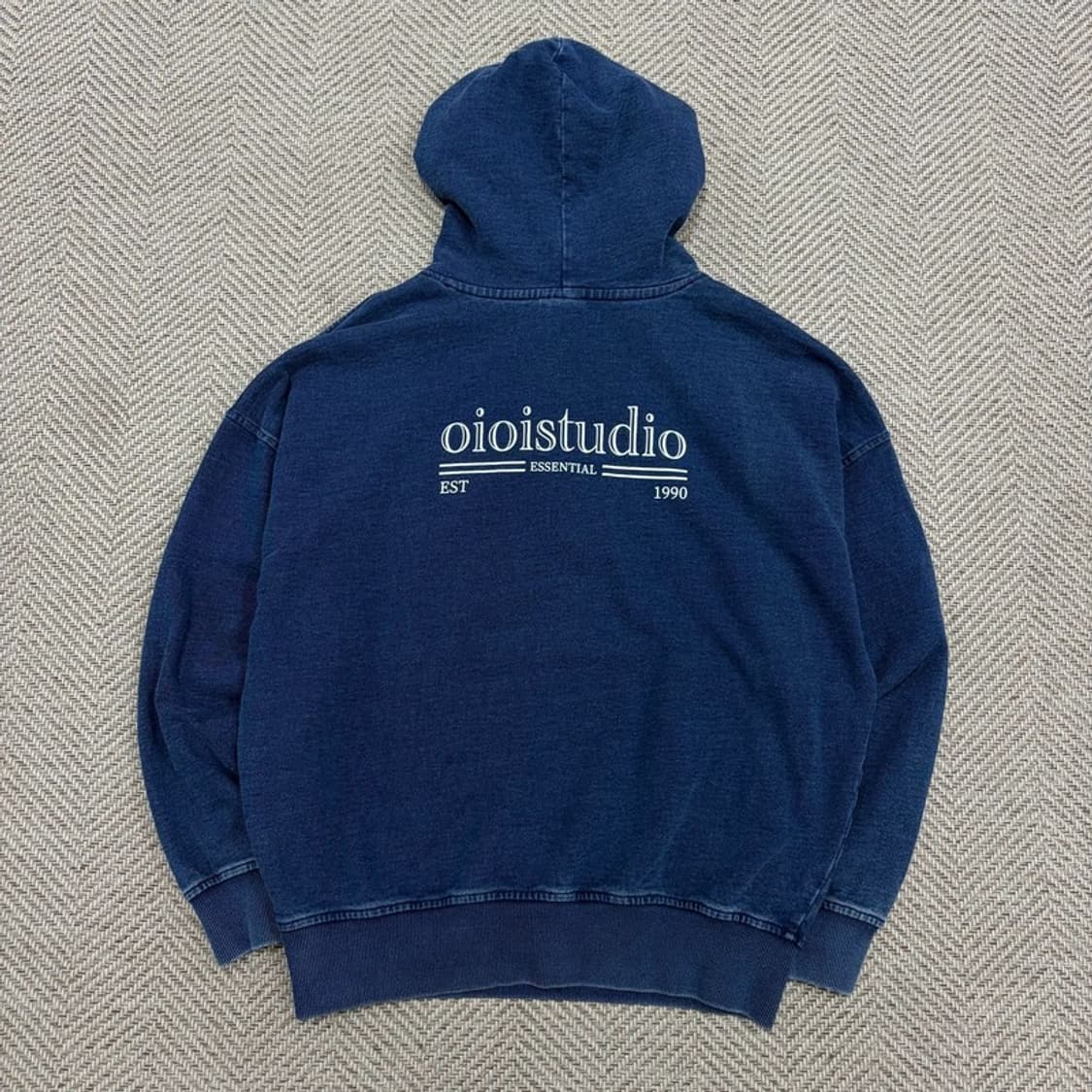 oioi 데님 워시드 후드티 v3060 상품이미지2