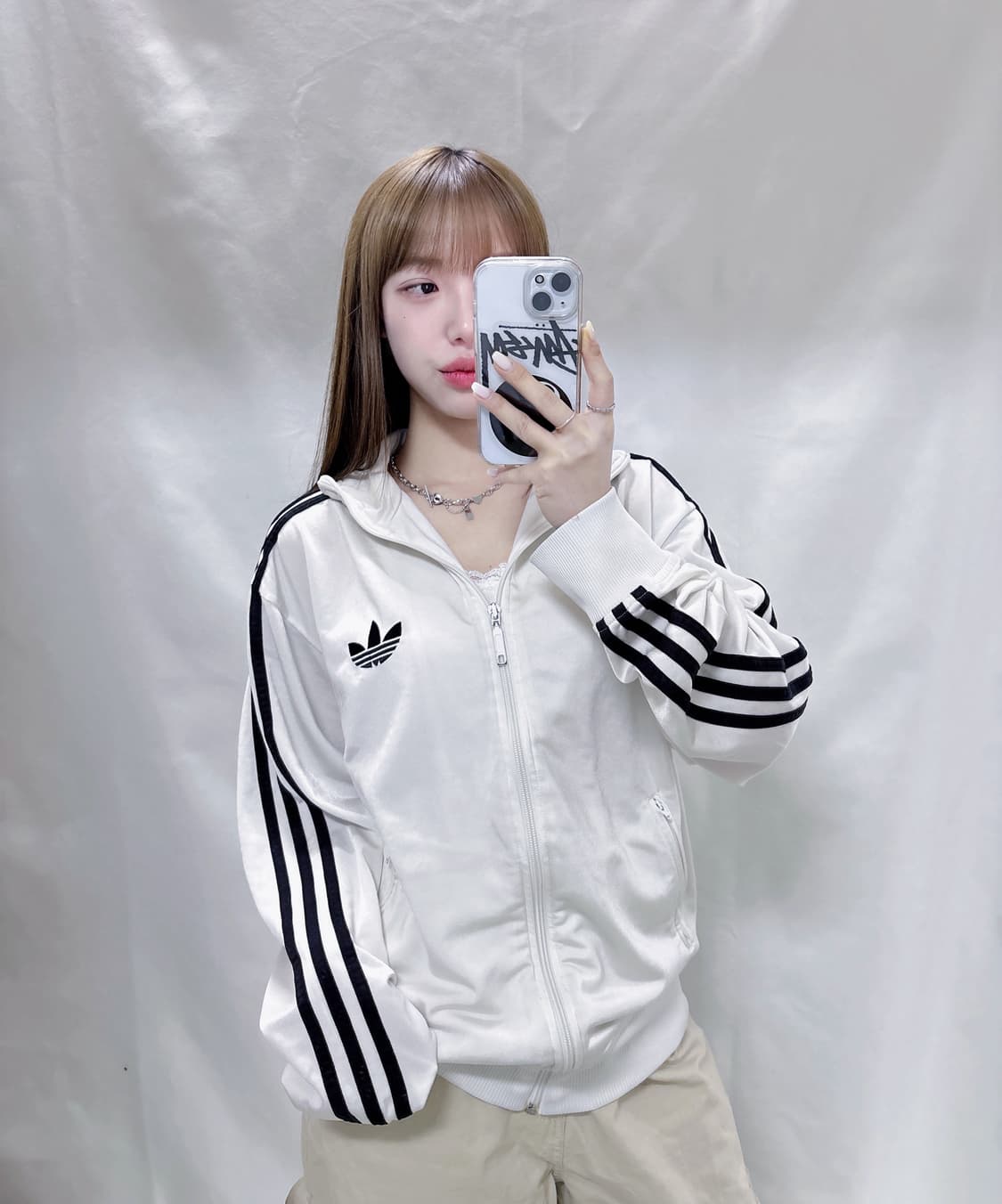 아디다스 대대장급 흰검 파이어버드 트랙탑  상품이미지1