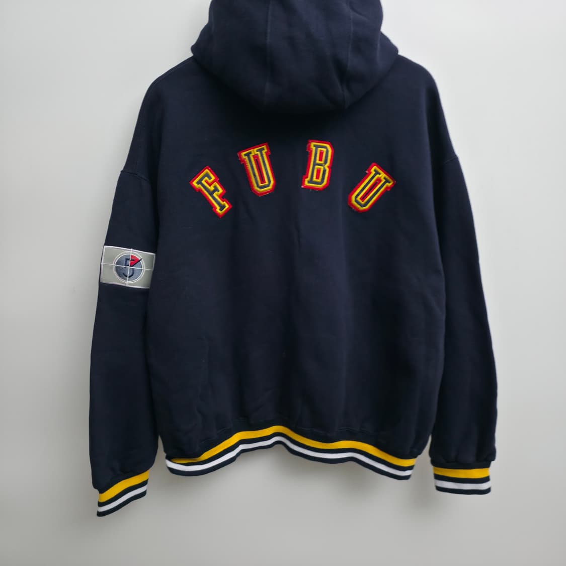 [XL] 올드스쿨 후부 네이비 후드티 상품이미지4