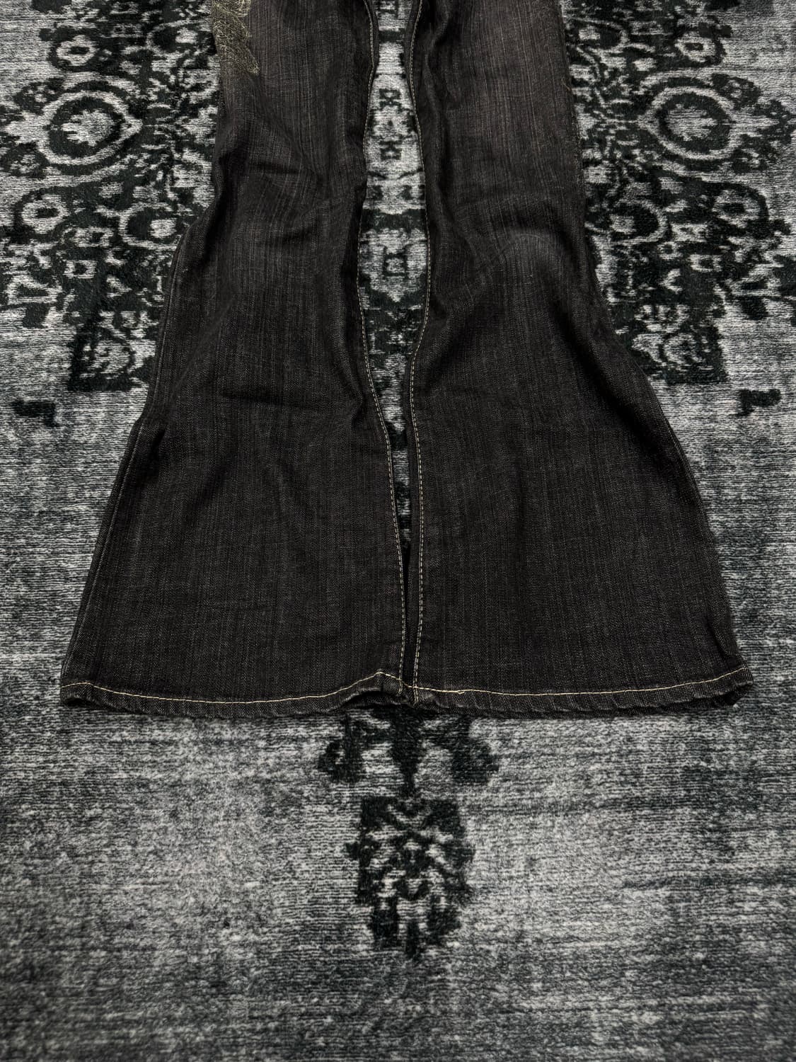 Lois crayon python boots cut denim pants 상품이미지5