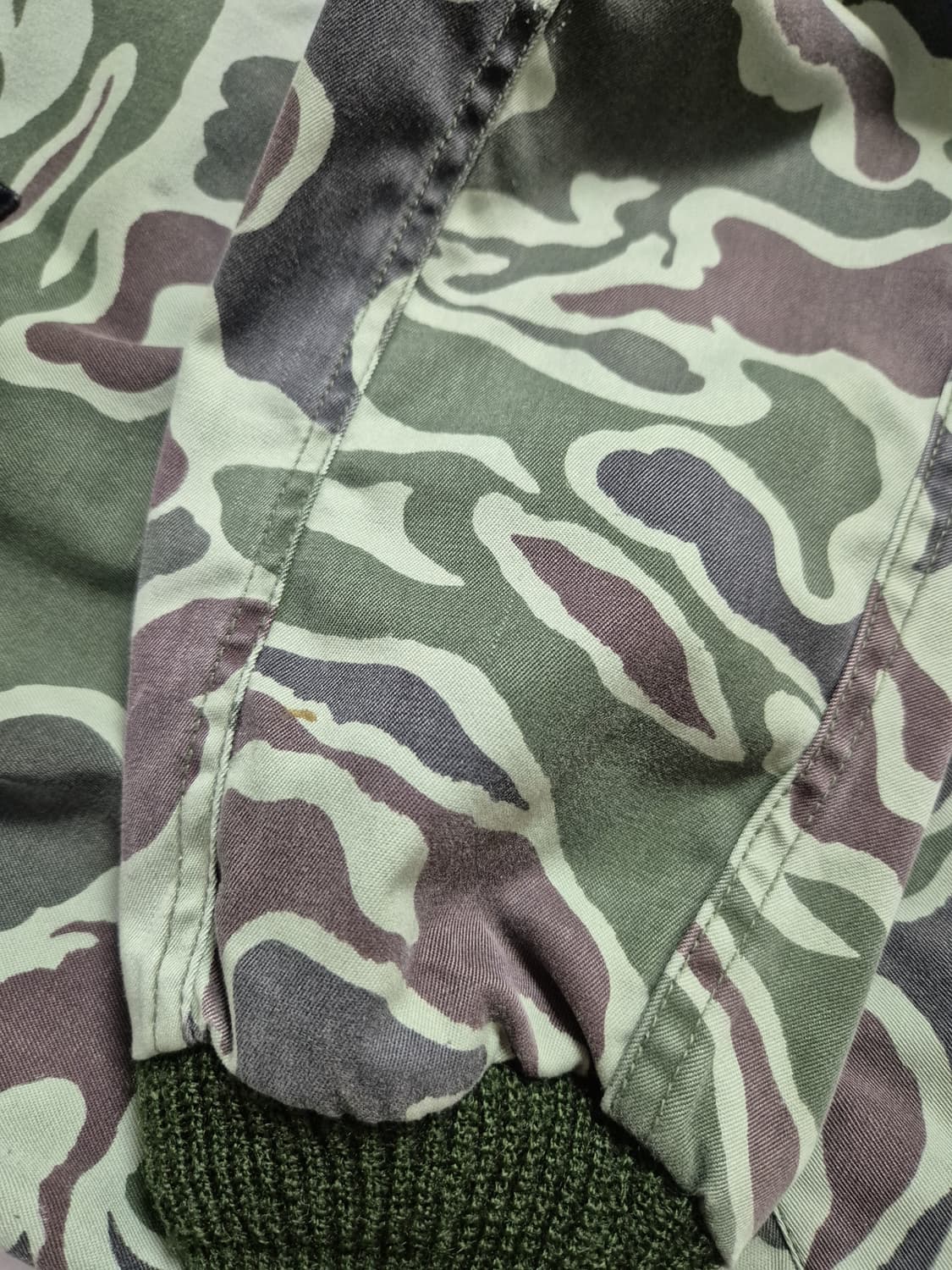 육군 구형 충정무늬 기갑교 전차병 잠바 점퍼 자켓 전투복 (M) 상품이미지5