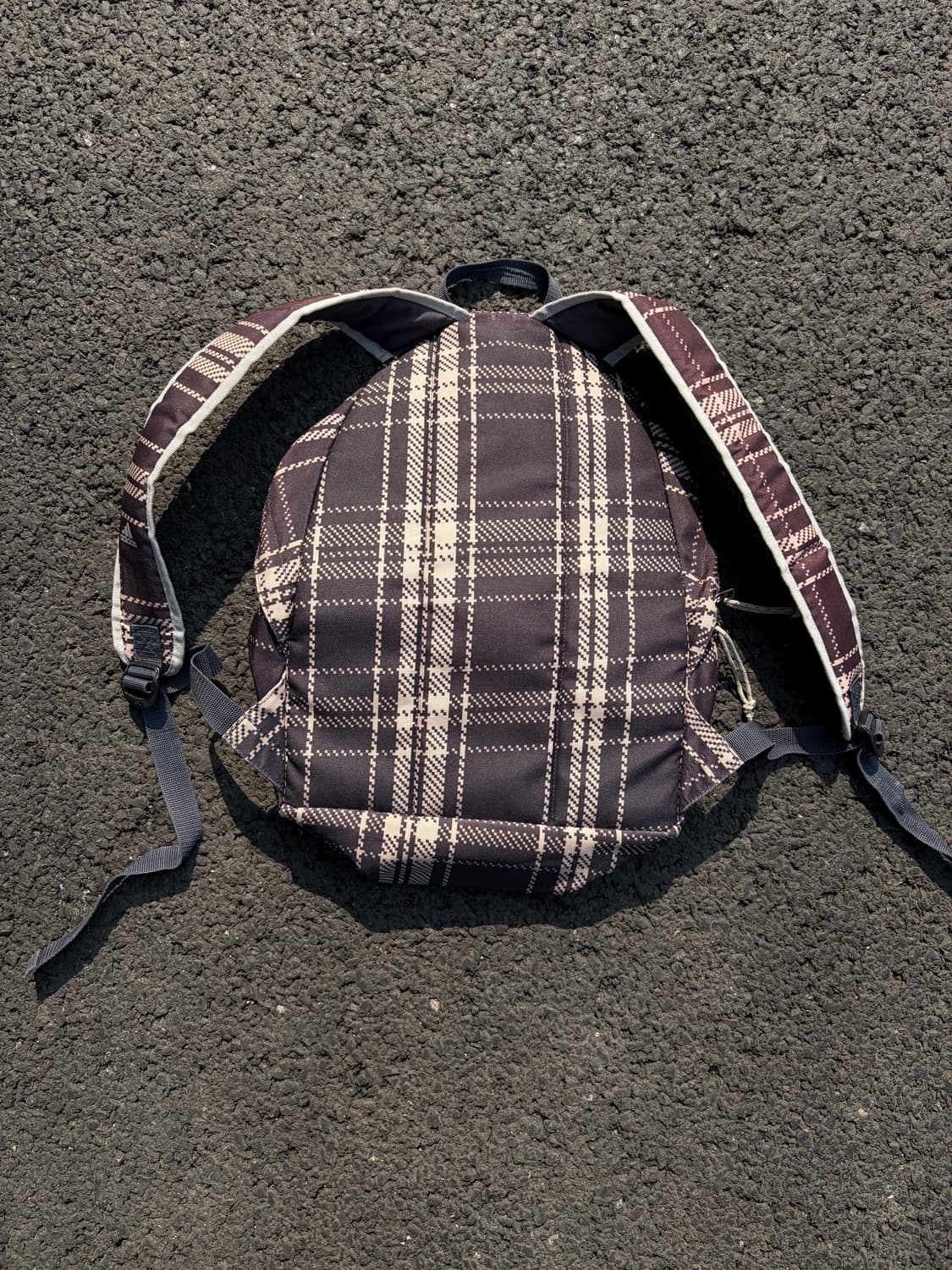 아디다스 체크 패턴 백팩 상품이미지3