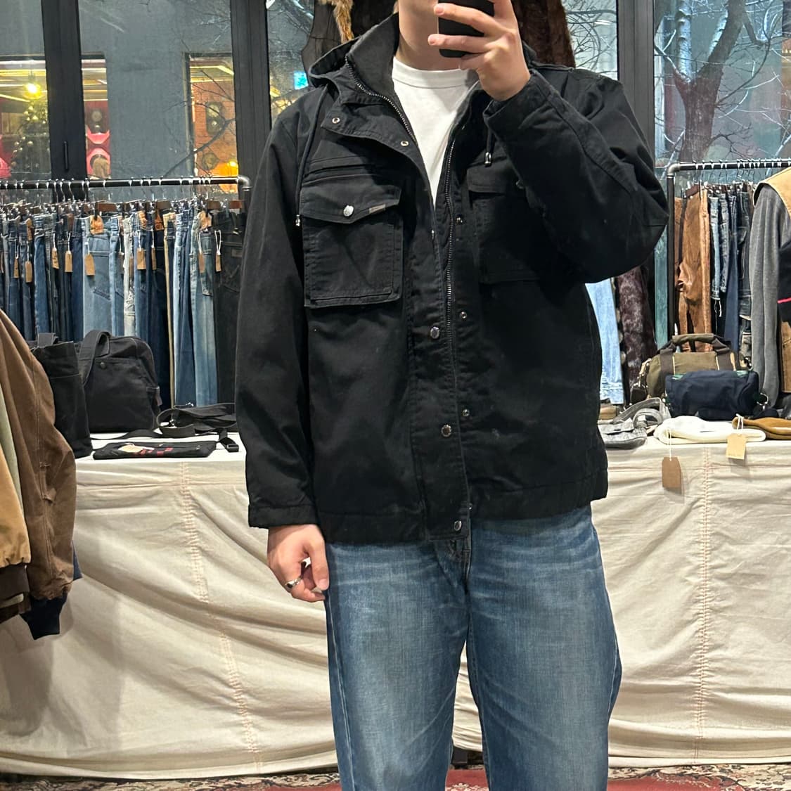 S) 스미스 워크웨어 USA 덕 캔버스 액티브 워크 자켓 상품이미지9