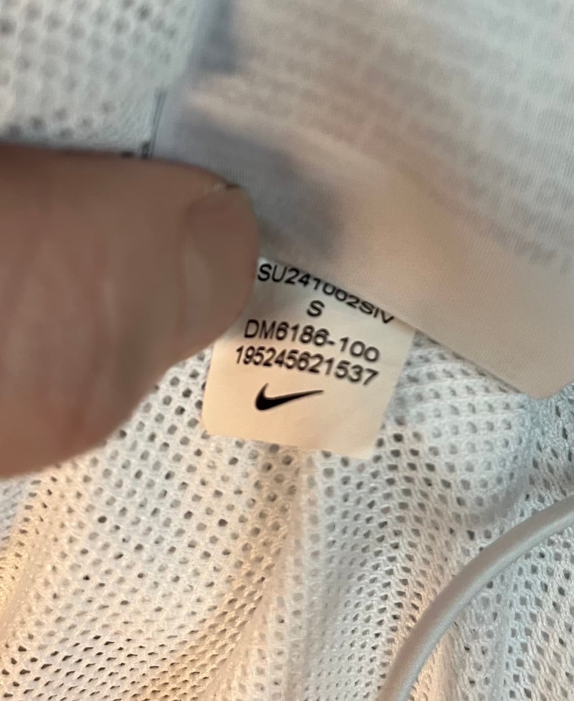 나이키 에센셜 바람막이 화이트 [S] 상품이미지7