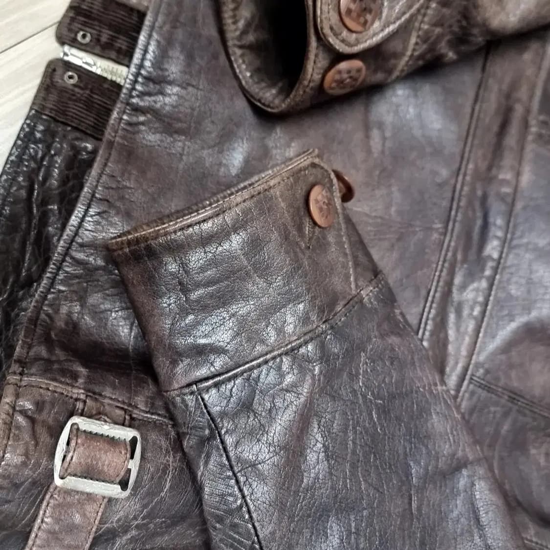 일본제 제너럴스텐다스 50년대 복각 스포츠 소가죽자켓(95) 상품이미지2