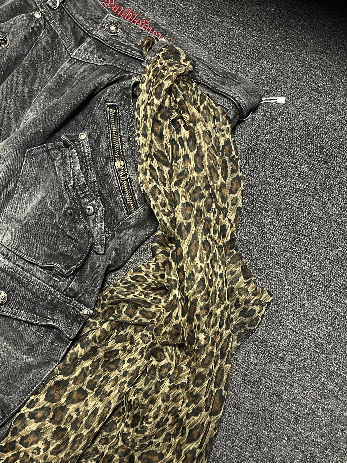 Silky Punk leopard scarf 상품이미지2