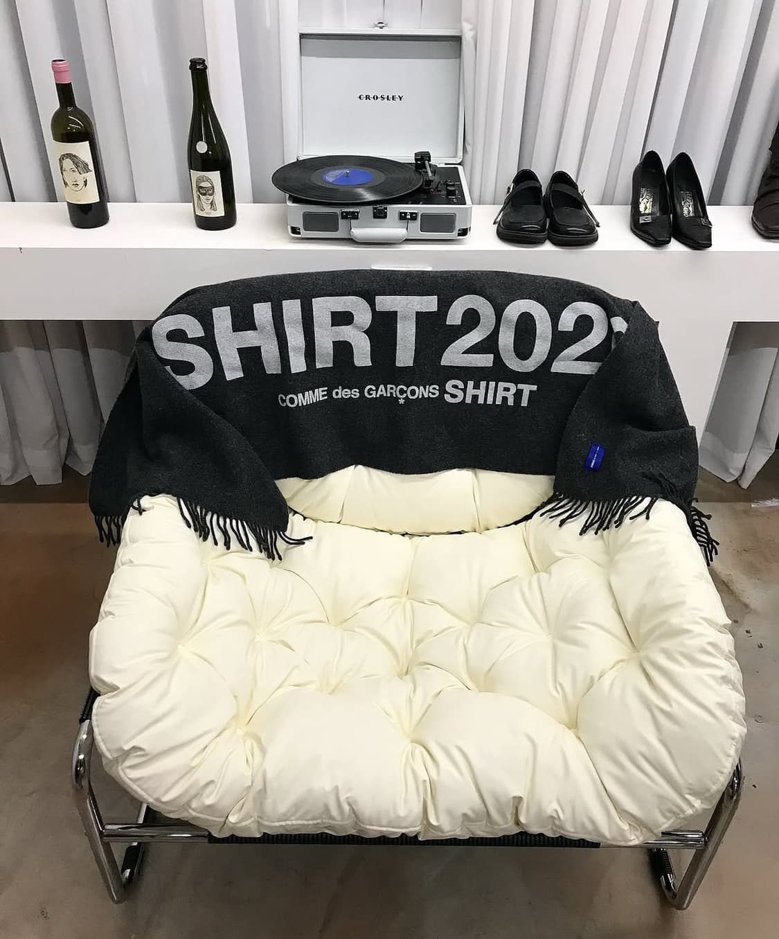 꼼데가르송 셔츠 울 머플러 상품이미지2