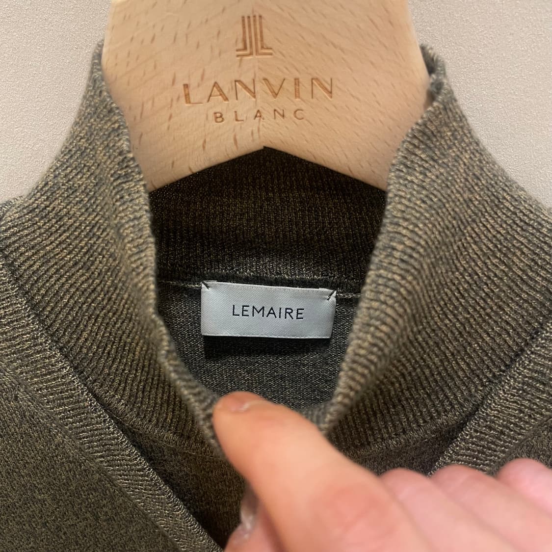 르메르 더블 레이어드 터틀넥 L 상품이미지2