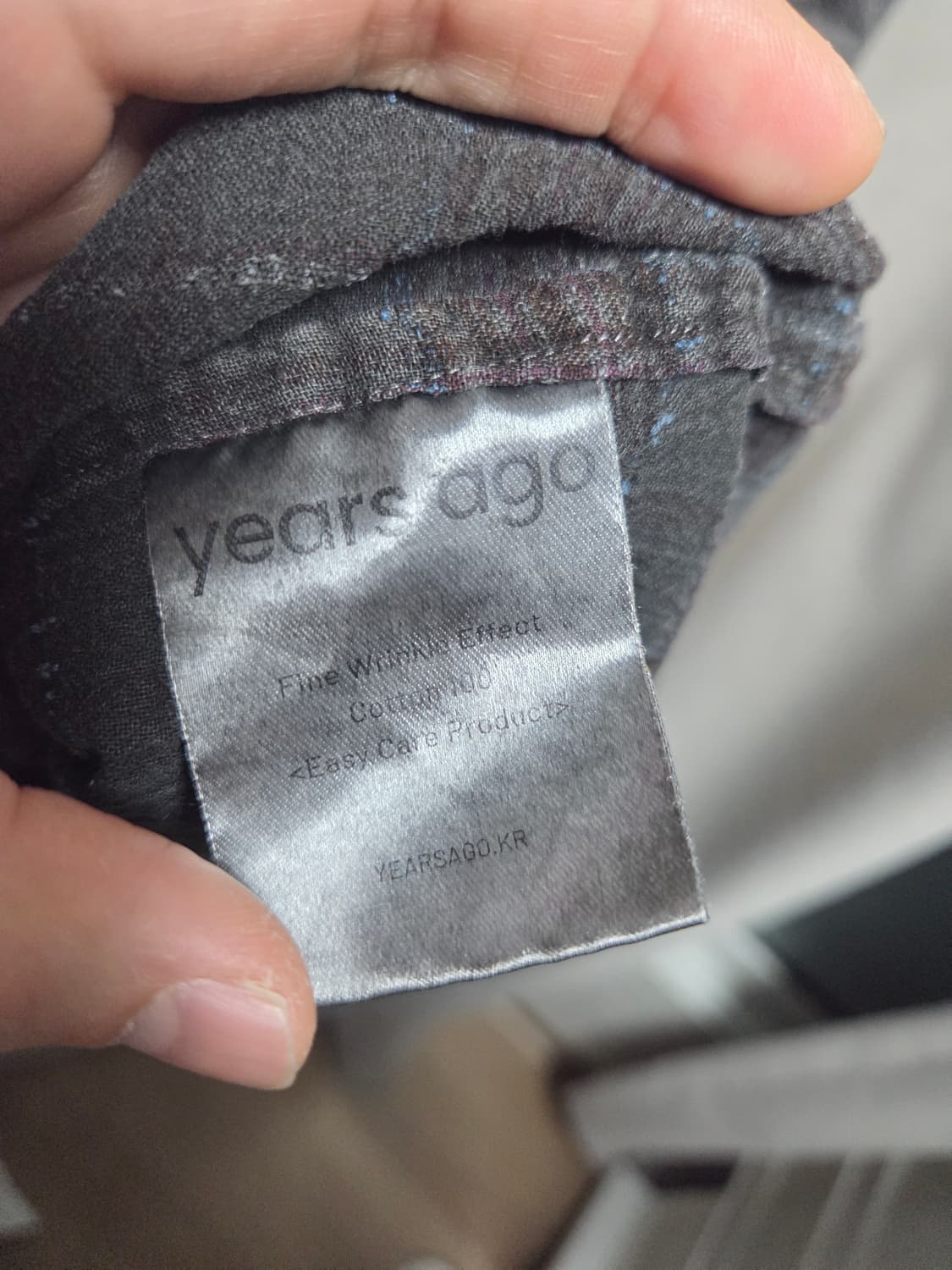 이얼즈어고 클래식핏 포이카 체크셔츠 3사이즈 상품이미지5