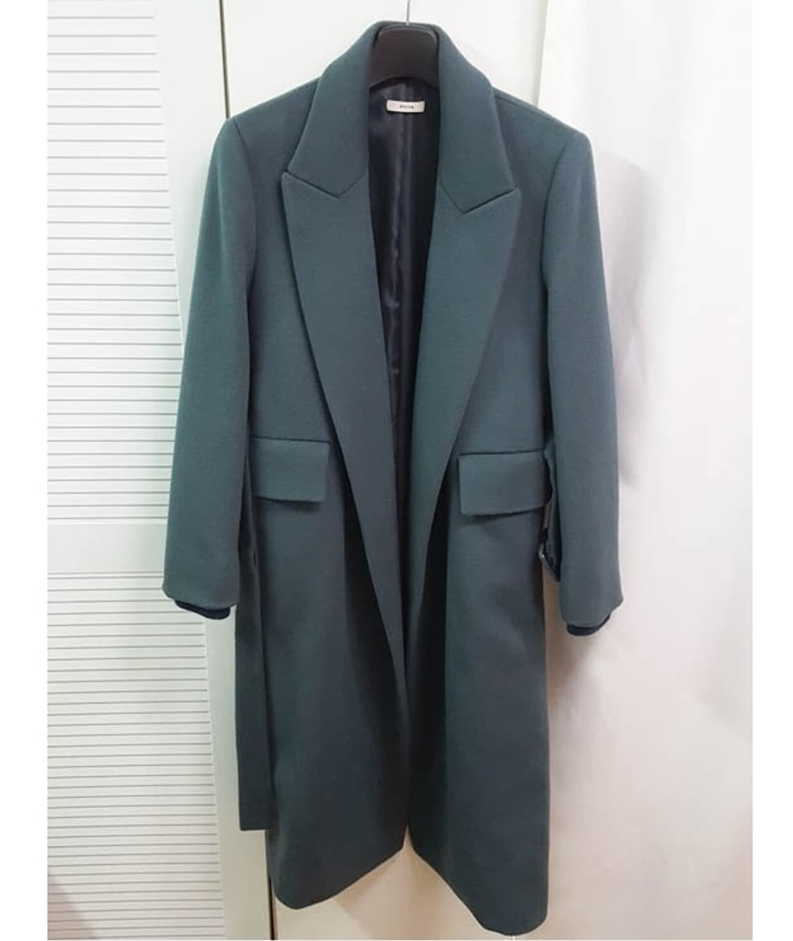 시스템 여성 벨티드 캐시미어 롱코트 55-66 상품이미지3