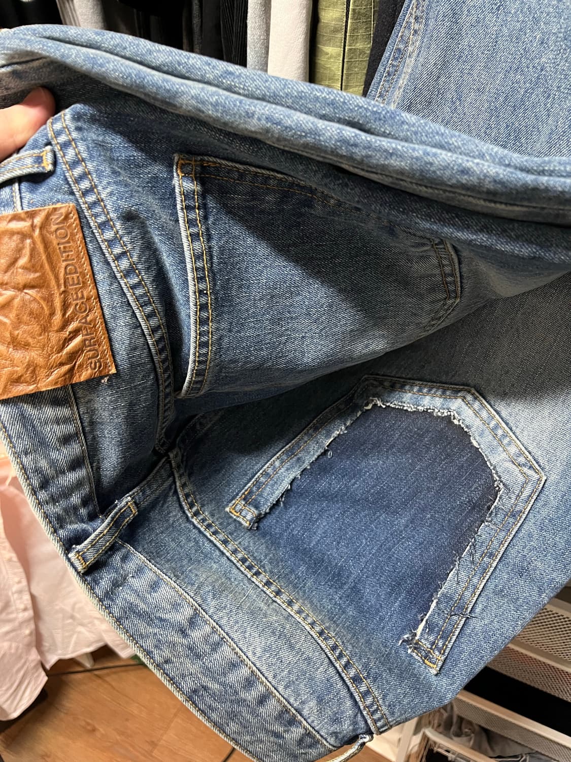 서피스에디션 스트레이트 데님 상품이미지7