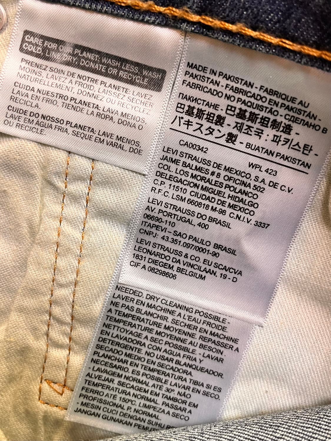 리바이스 511 데님팬츠 W34 L30 상품이미지5