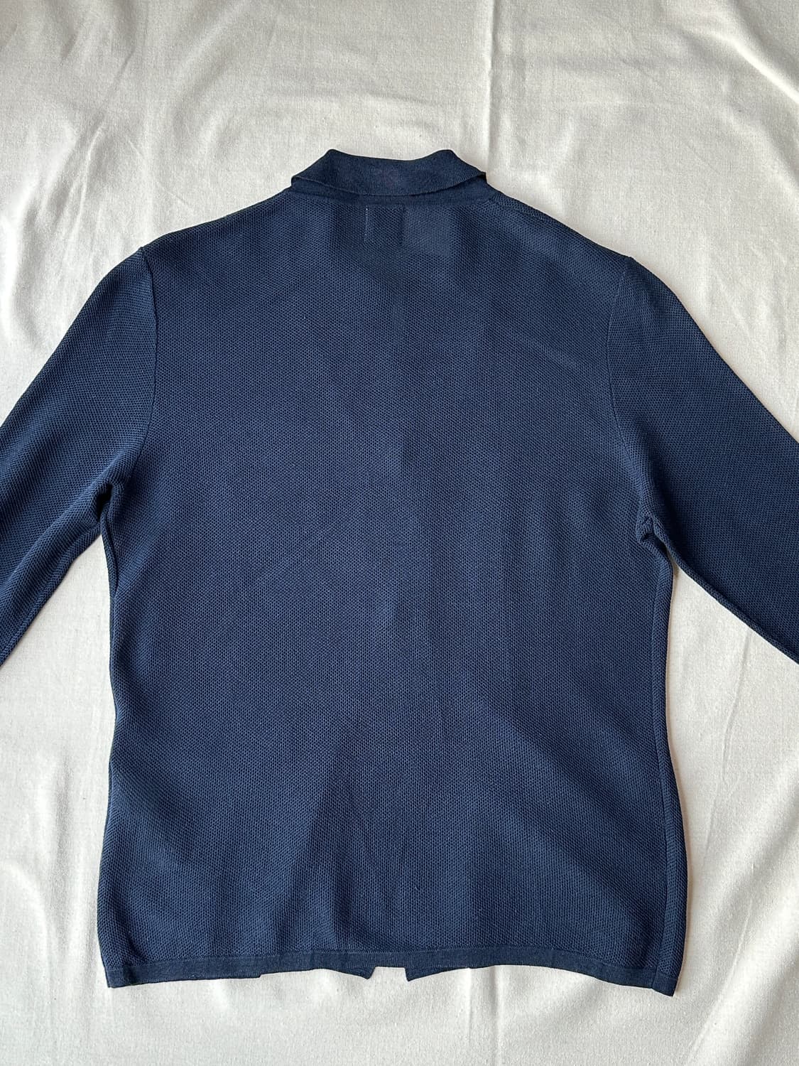 제이프레스 네이비 숄카라 니트 가디건 L  상품이미지8