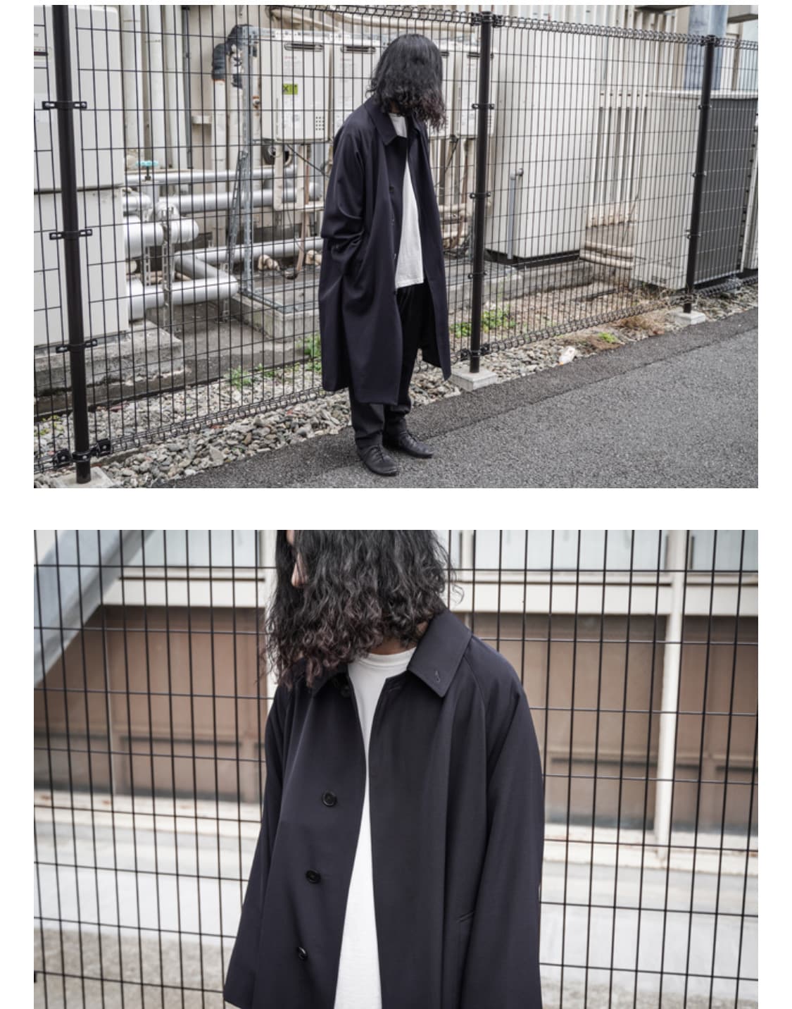 코모리 울개버딘 코트 3사이즈 상품이미지3