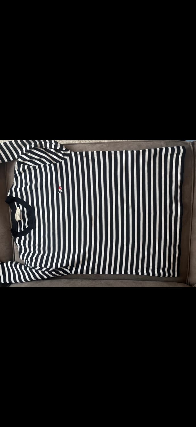 메종키츠네 스트라이프 긴팔티 (L) (아주 싼값의 급처!) 상품이미지3