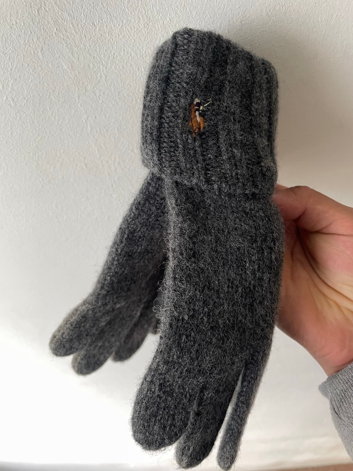 Vintage Polo Knit Wool Gloves 상품이미지3