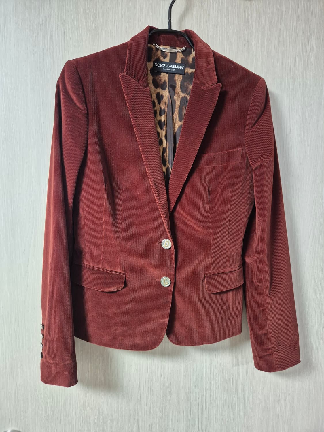 (정품) 돌체앤가바나 코듀로이 자켓 여성 40 상품이미지1