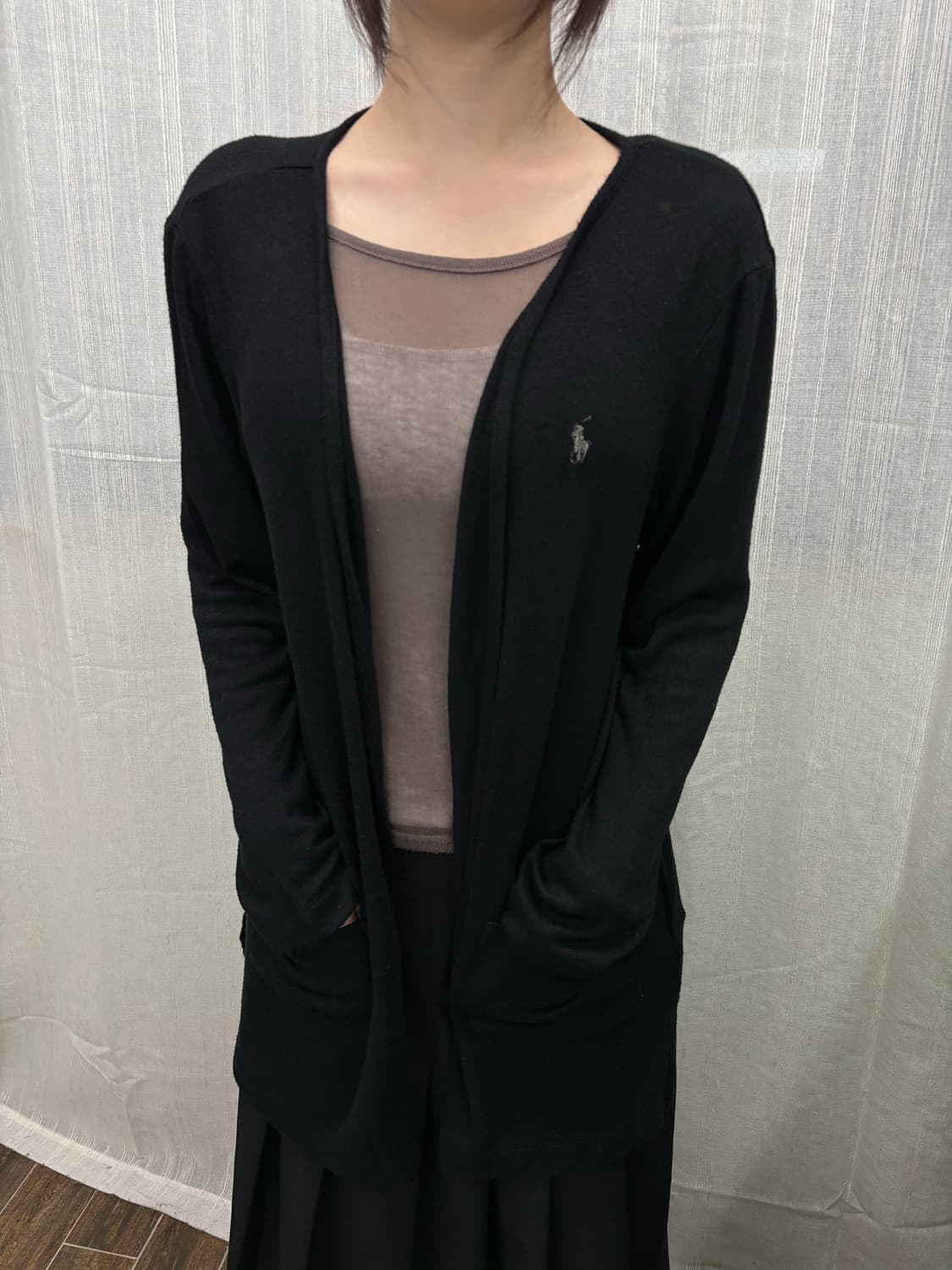 폴로 랄프로렌 블랙 가디건 상품이미지1
