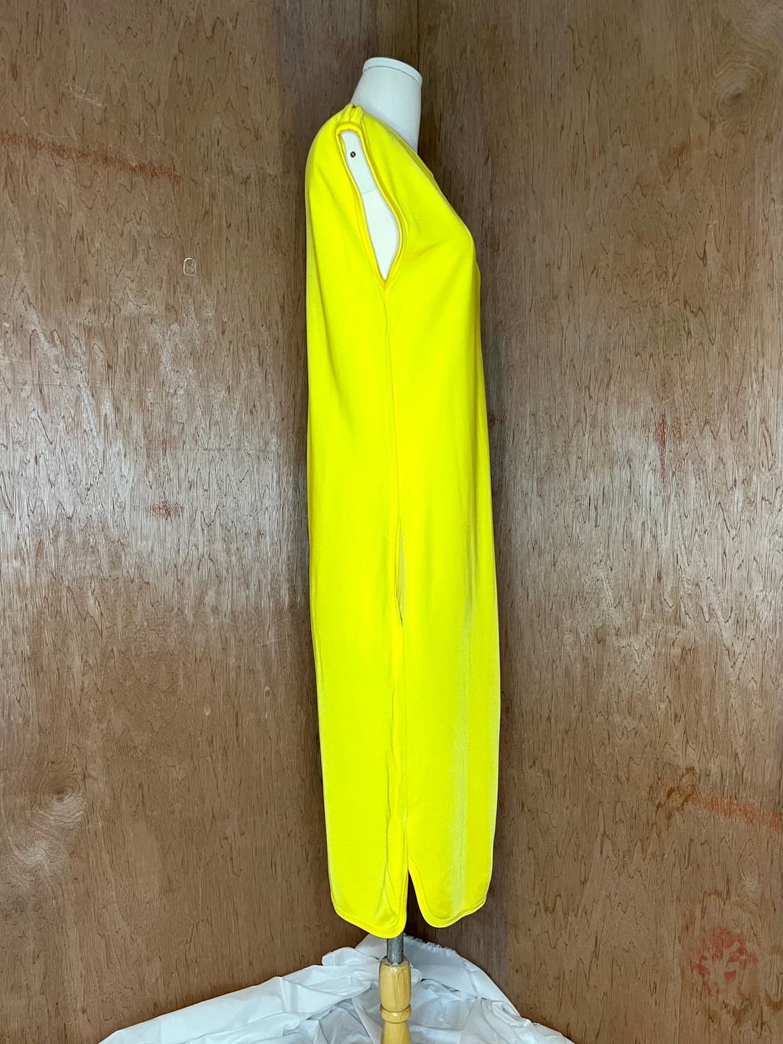 질샌더 15S/S 아카이브 옐로우 저지 롱 원피스 상품이미지2