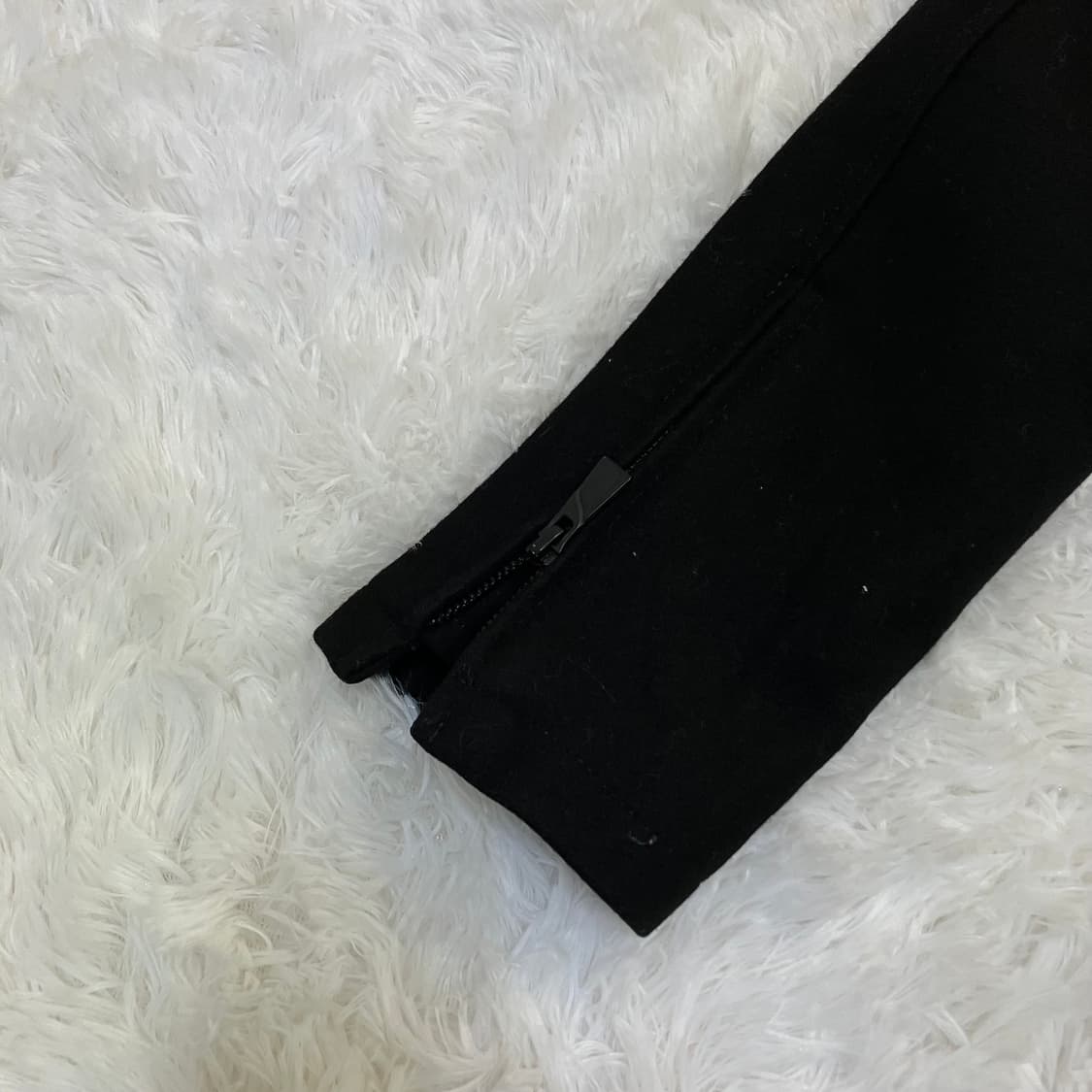 빈티지 자카드 터틀넥 지퍼 코트 o-839 y2k 스트릿 모리 갸루 일본 상품이미지9