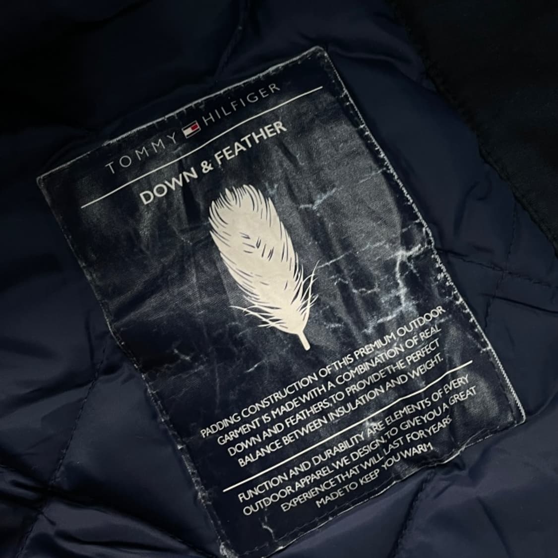 100 타미힐피거 누빔 나일론 코트  상품이미지5