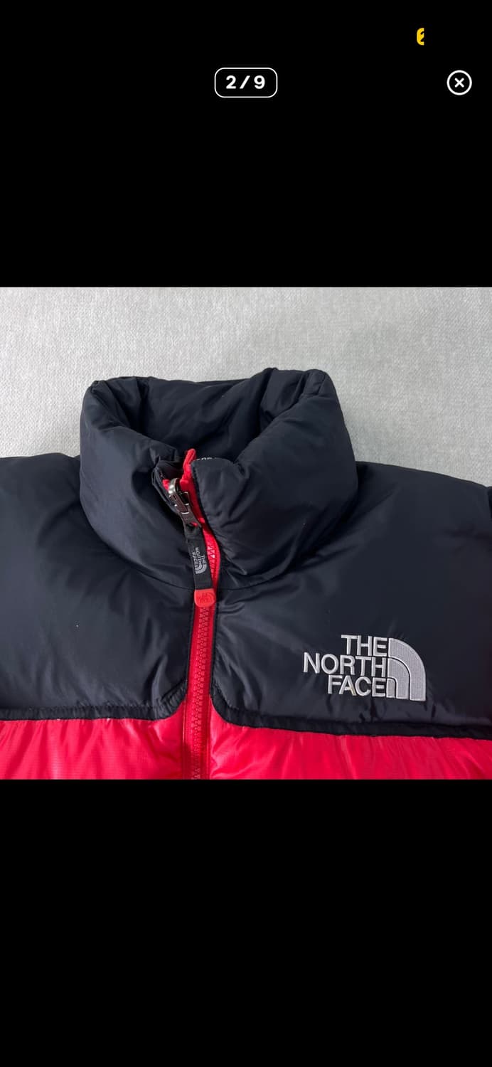 노스페이스 700 패딩 s 레드 상품이미지2
