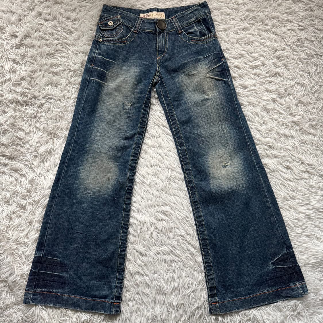 PAULIN 일본빈티지 오리엔탈 와이드 청바지 에스닉 데님 M 27 상품이미지2