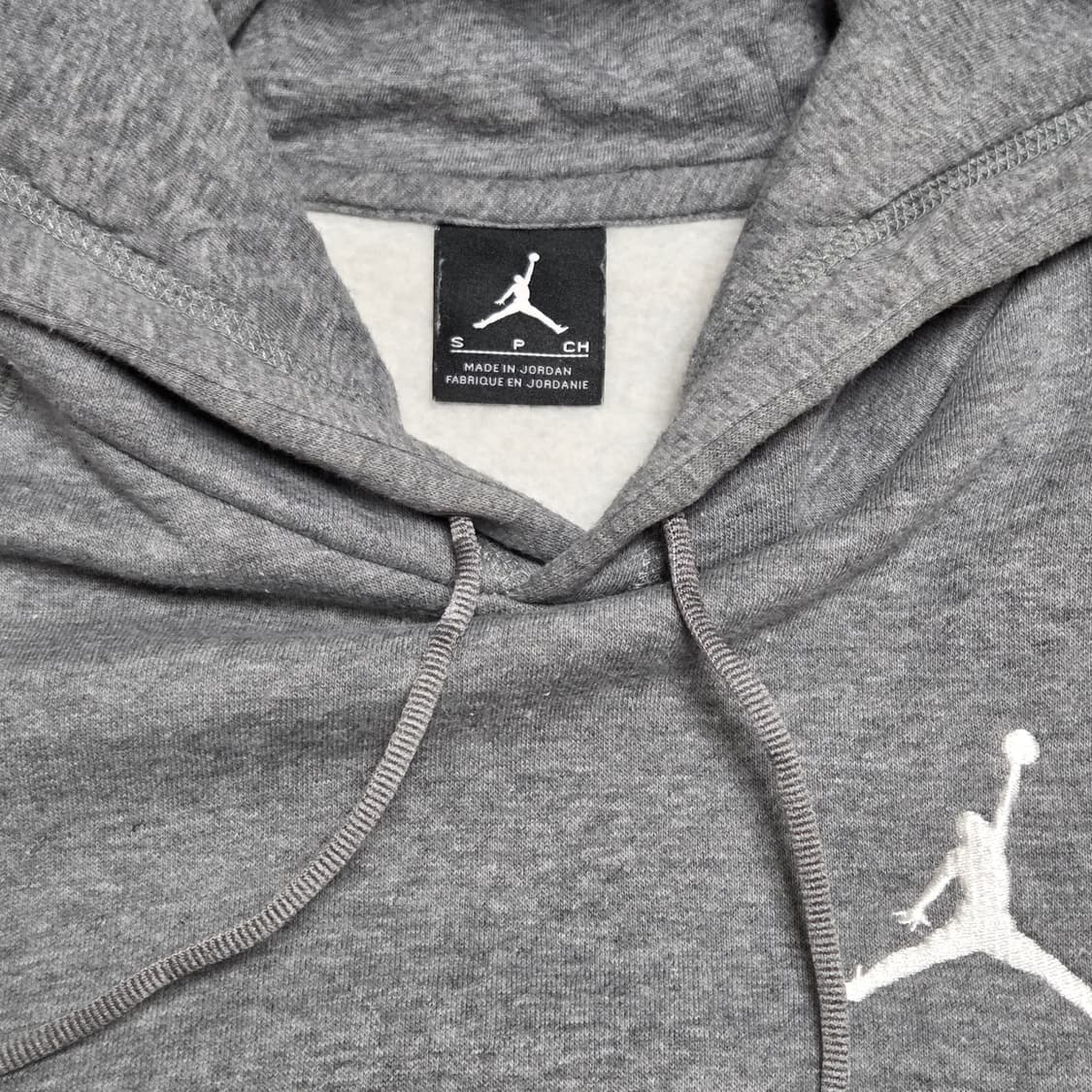 Nike 나이키 조던 그레이 점프맨 자수 로고 후드 상품이미지3