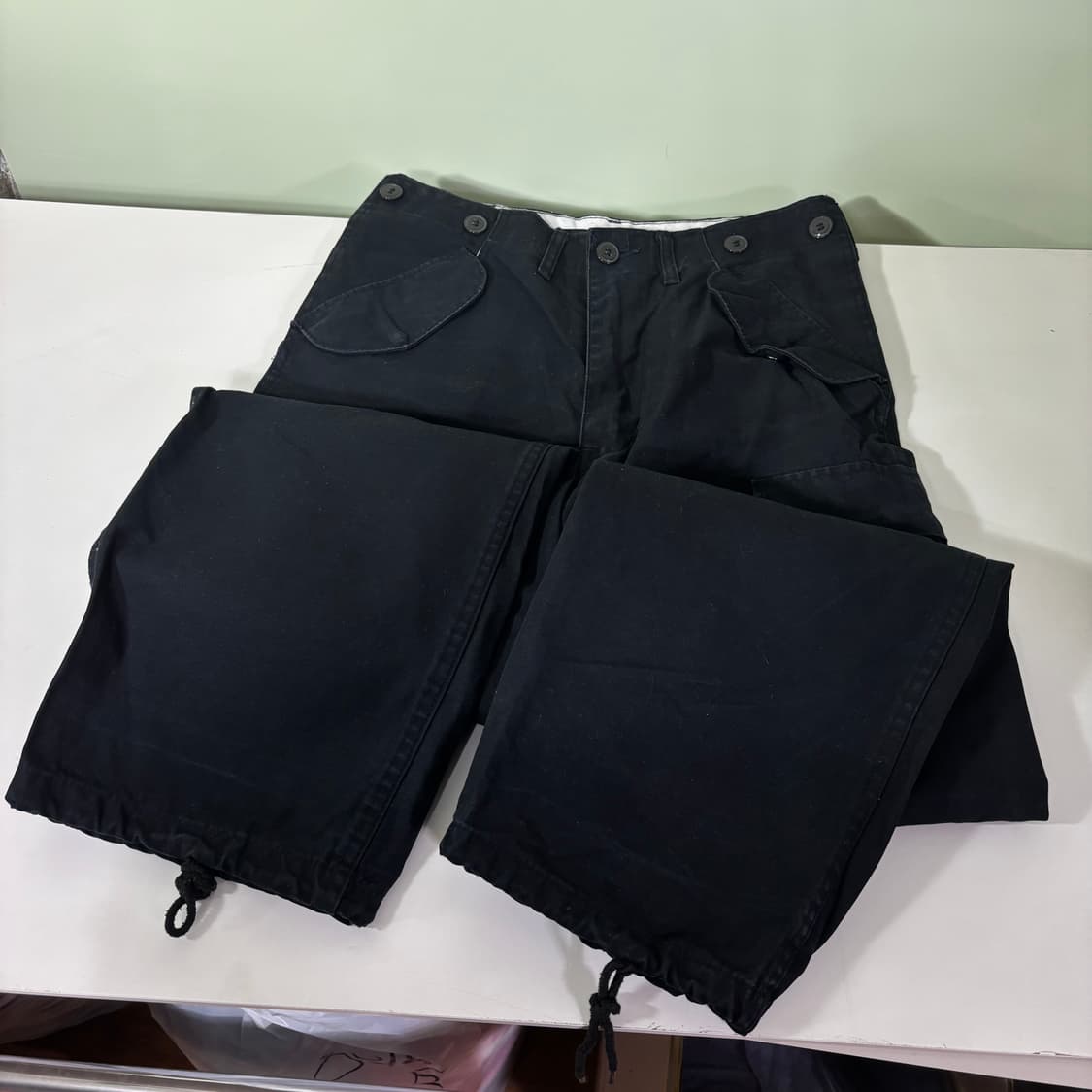 S-M US ARMY 블랙 레귤러핏 M65 복각 필드팬츠 상품이미지4