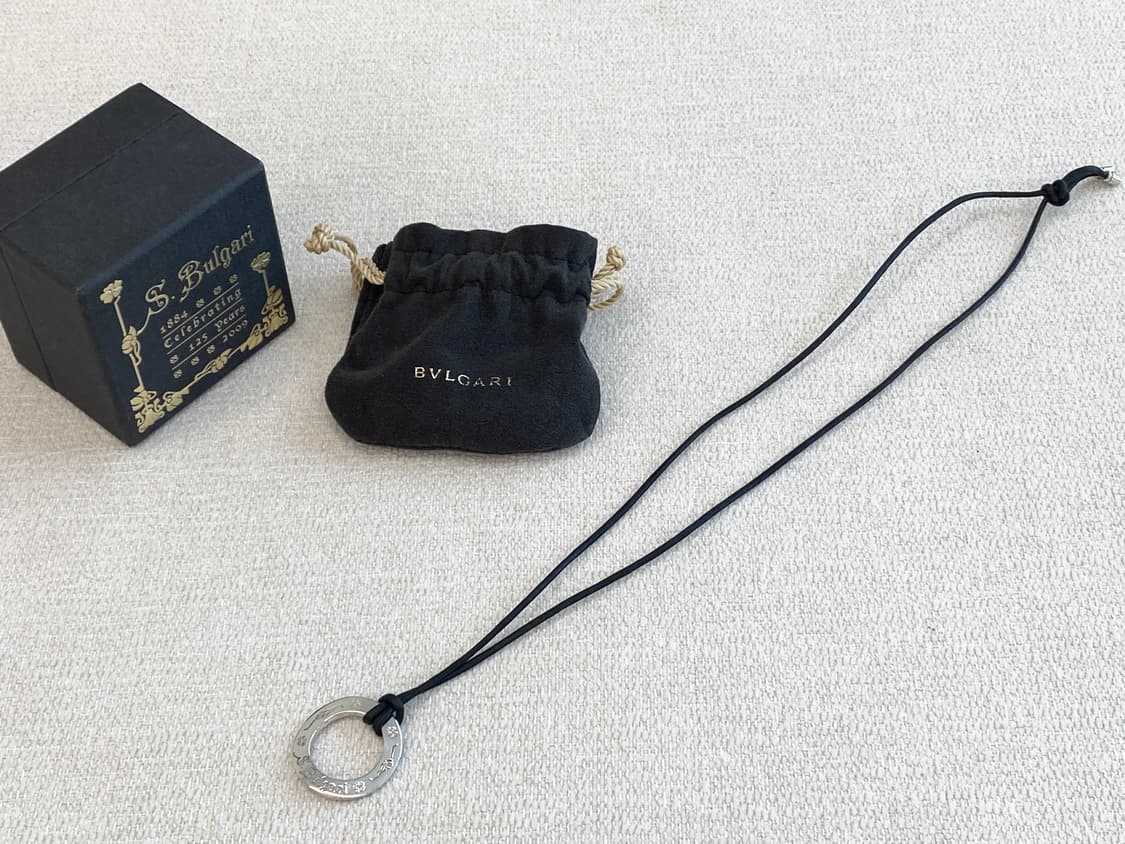 불가리 세이브더칠드런 실버 목걸이 조커 타입 상품이미지6