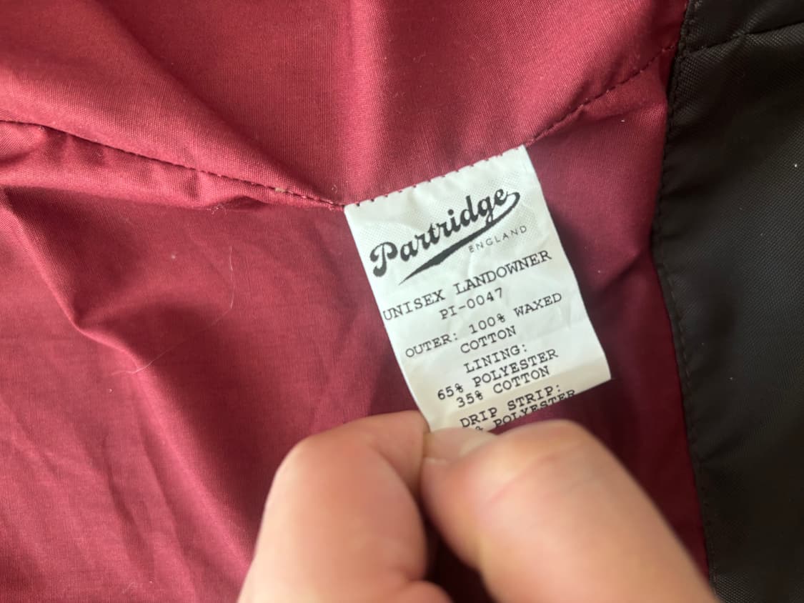 존 파트리지 랜드오너 왁스자켓 XS 상품이미지2