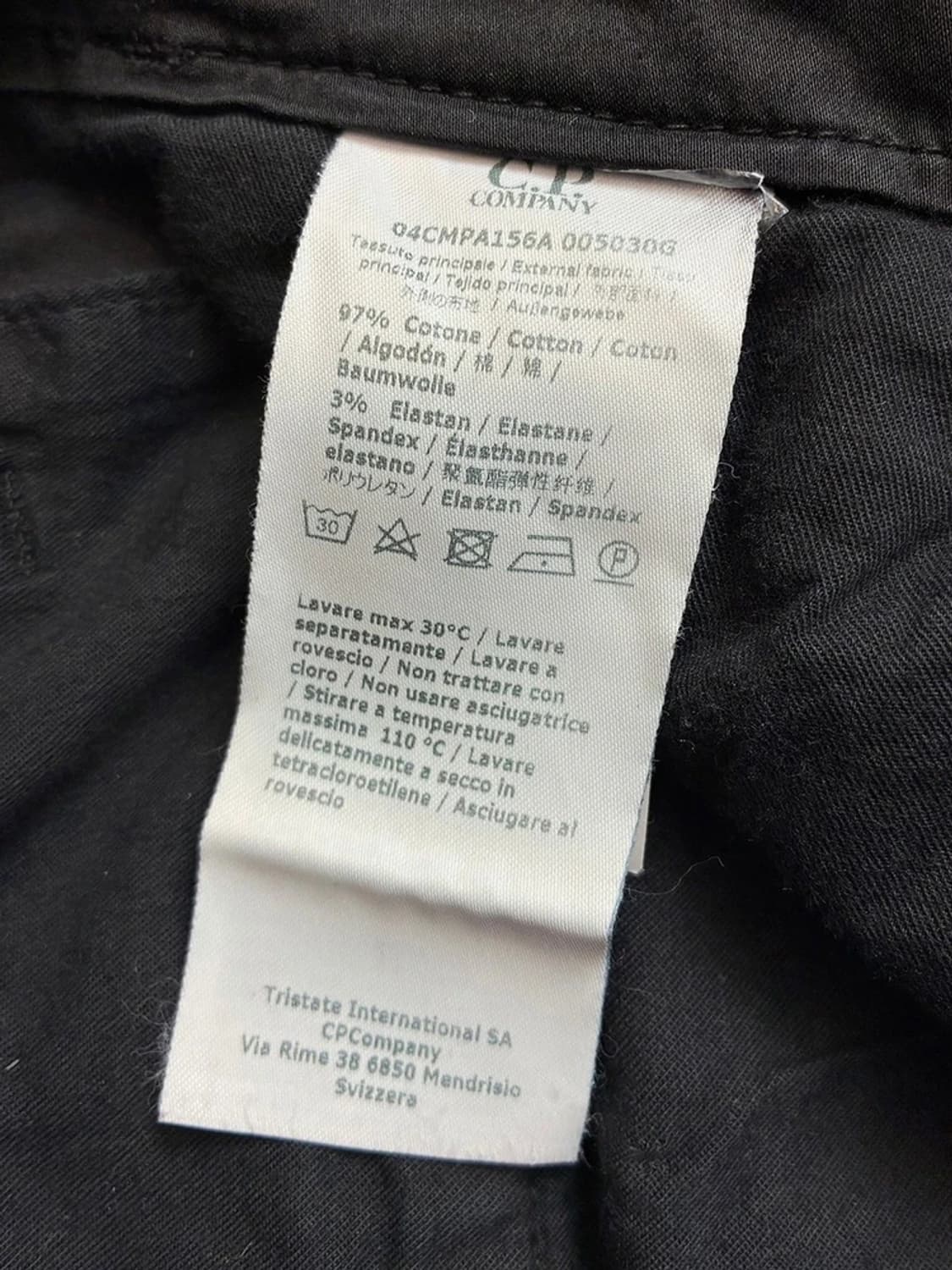 CP 컴퍼니의 스트레치 새틴 렌즈 카고 팬츠 PN5373 상품이미지9