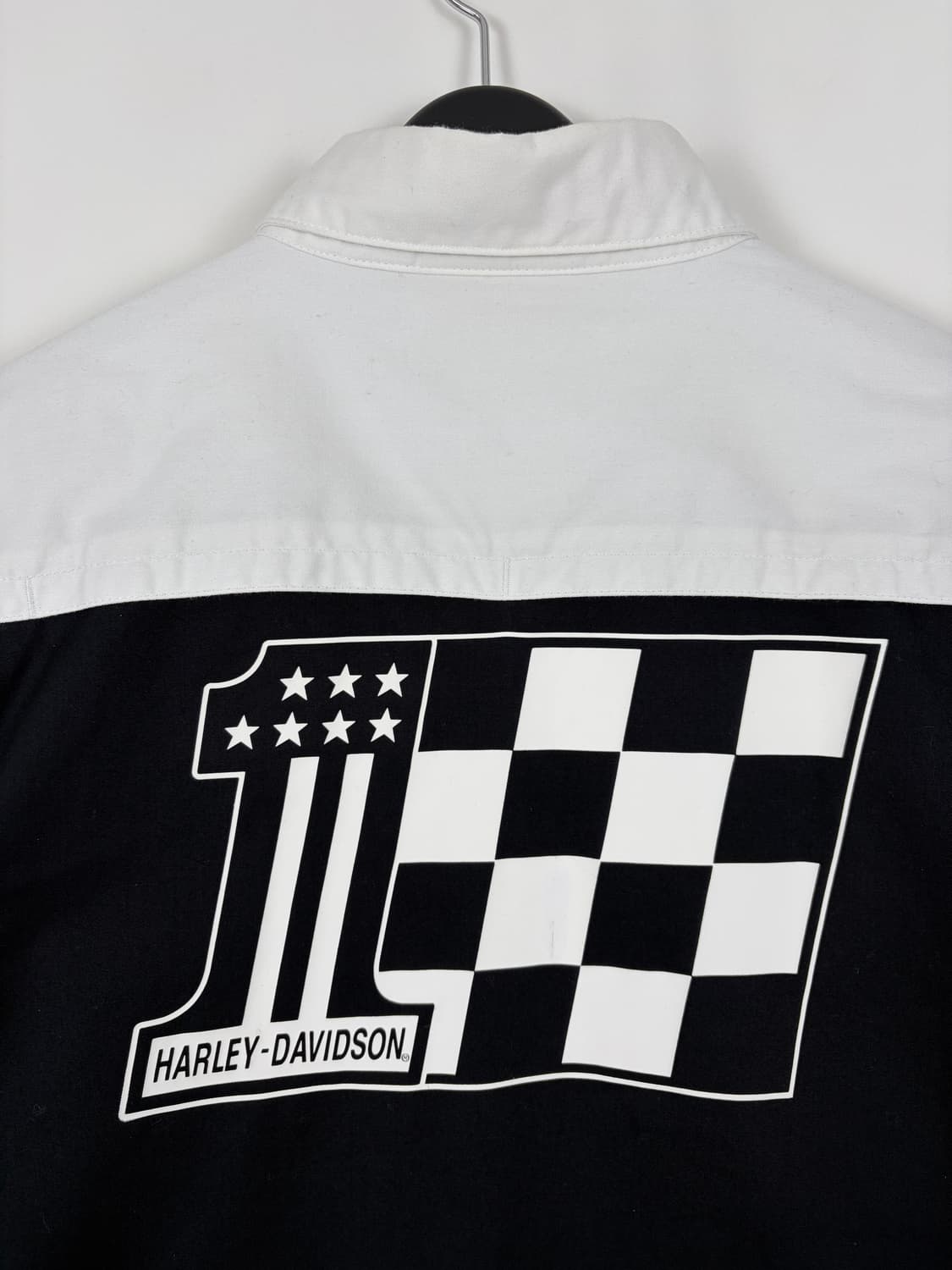 a107) 할리데이비슨 #1빅토리 컬러블록 셔츠 상품이미지6